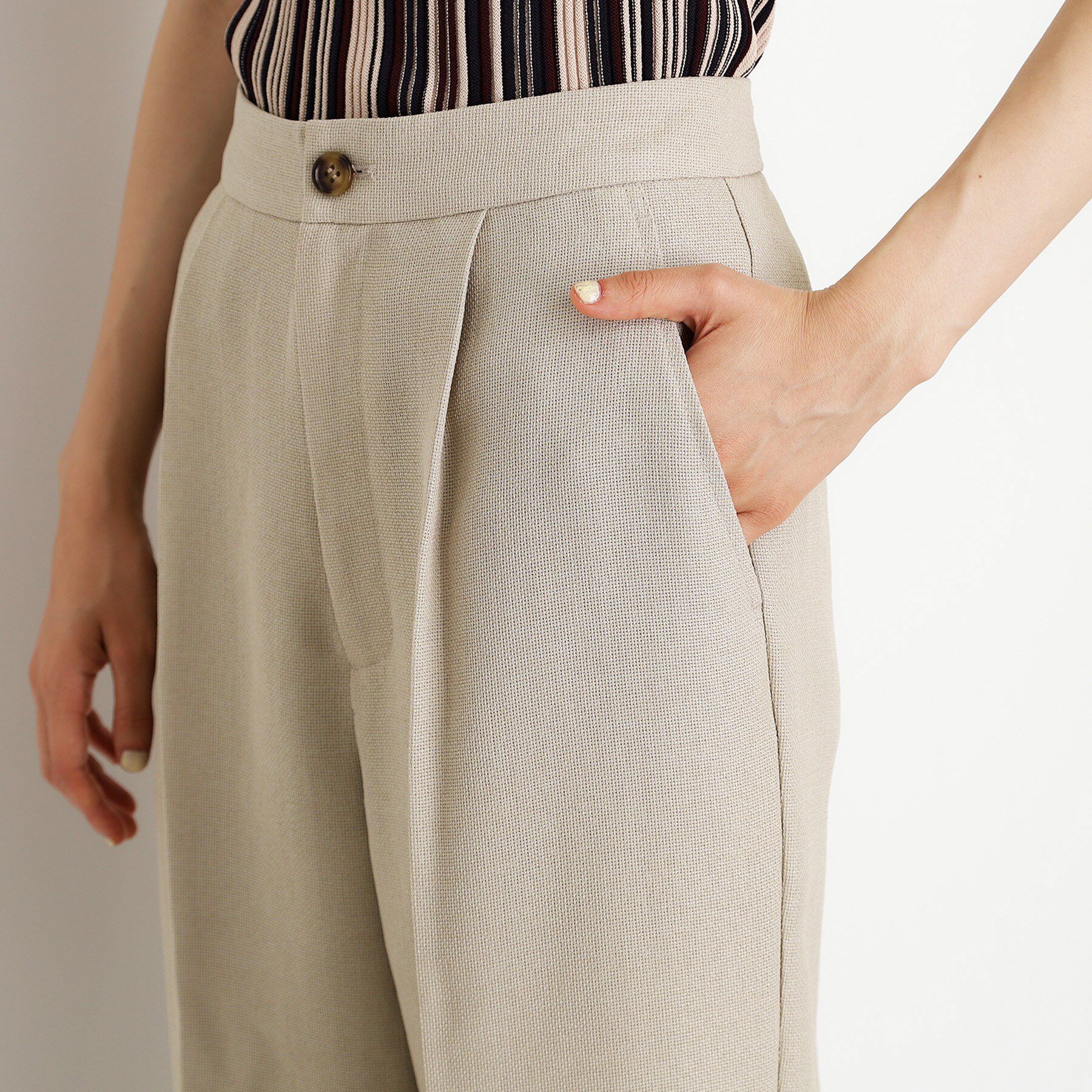 THE SHOP TK「パナマパンツ【洗える】」|その他|