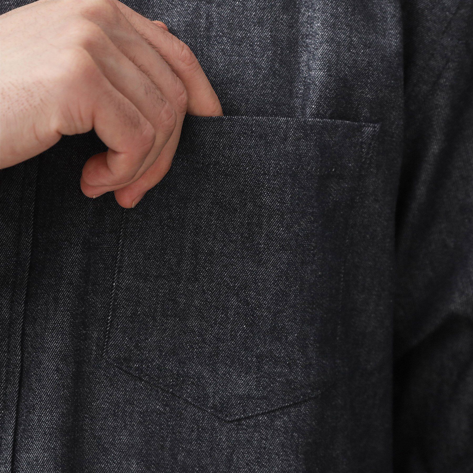 THE SHOP TK「エバーデニムシャツ【色落ちしにくい/洗濯機OK】」|シャツ・ブラウス|