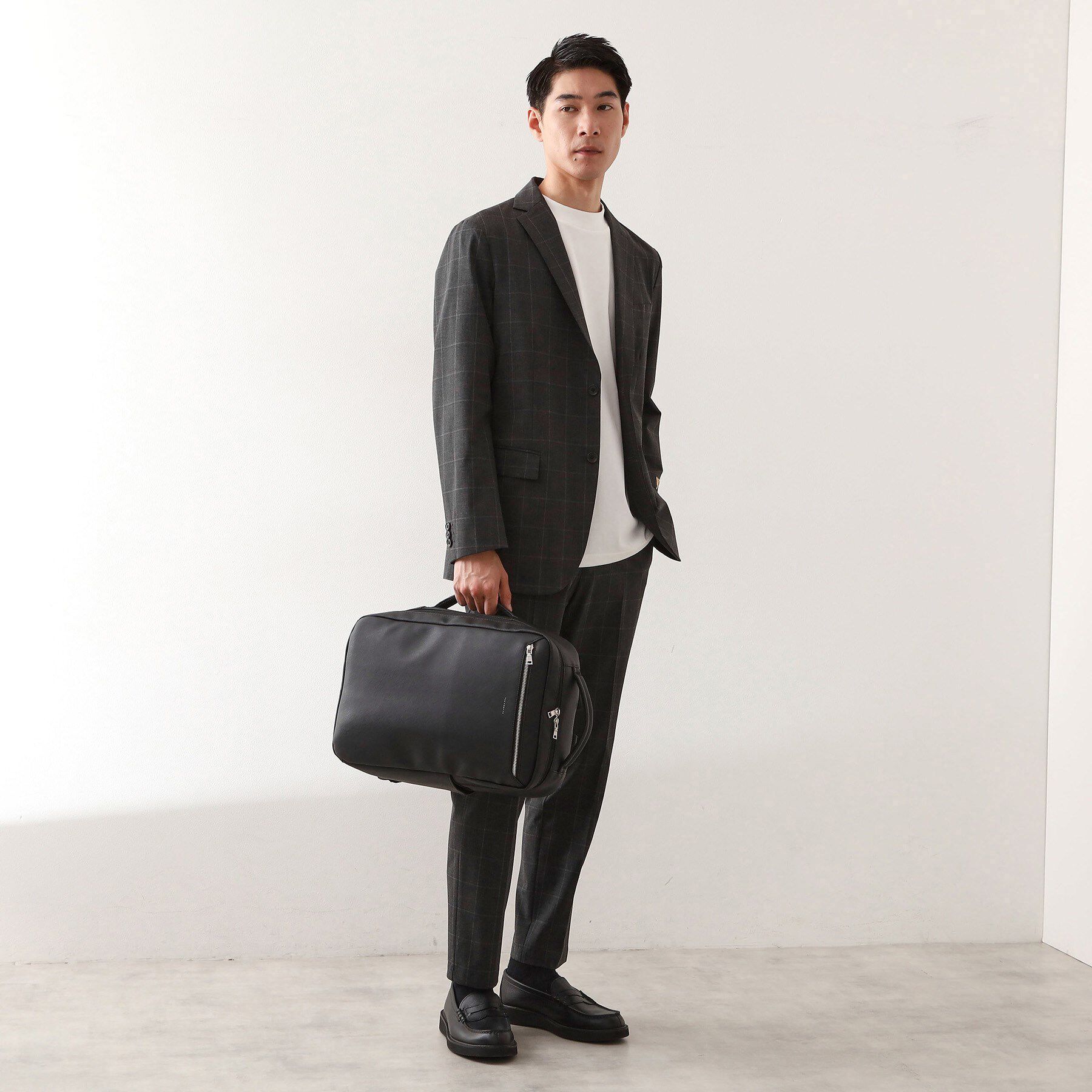 THE SHOP TK「サフィアーノレザー調2WAYバックパック」|リュック|