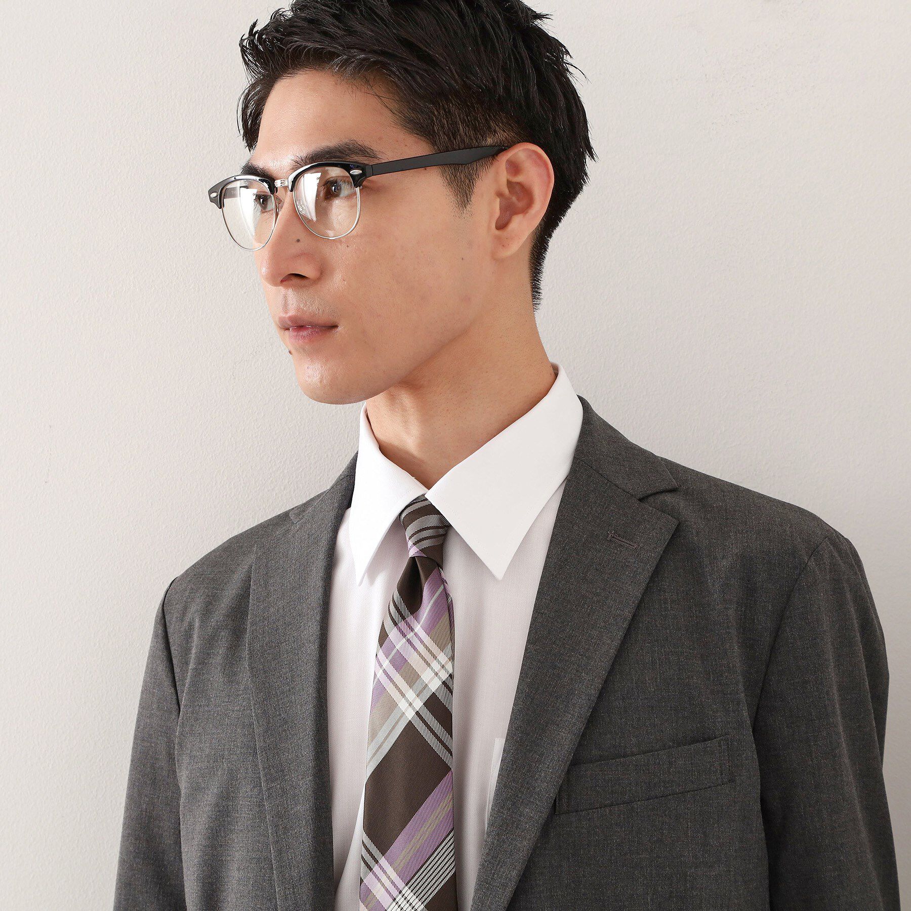 THE SHOP TK「アソートチェックネクタイ【洗濯機OK】」|ネクタイ・蝶ネクタイ|