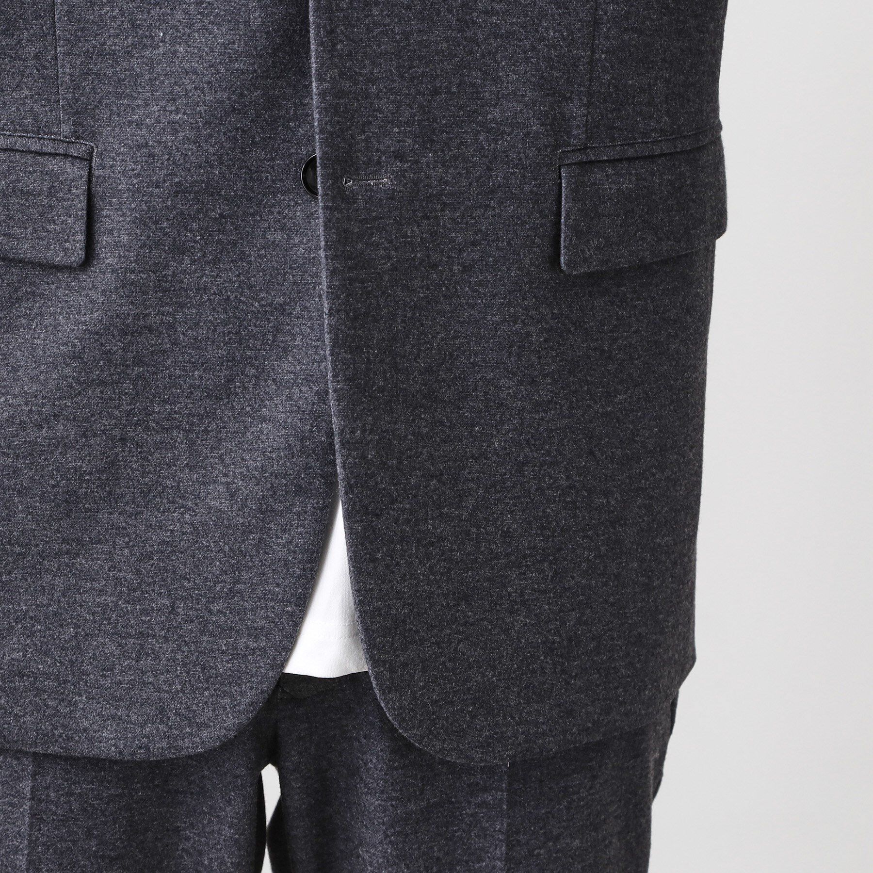 THE SHOP TK「起毛TRジャージジャケット 【洗濯機OK／ストレッチ／セットアップ可】」|テーラードジャケット|