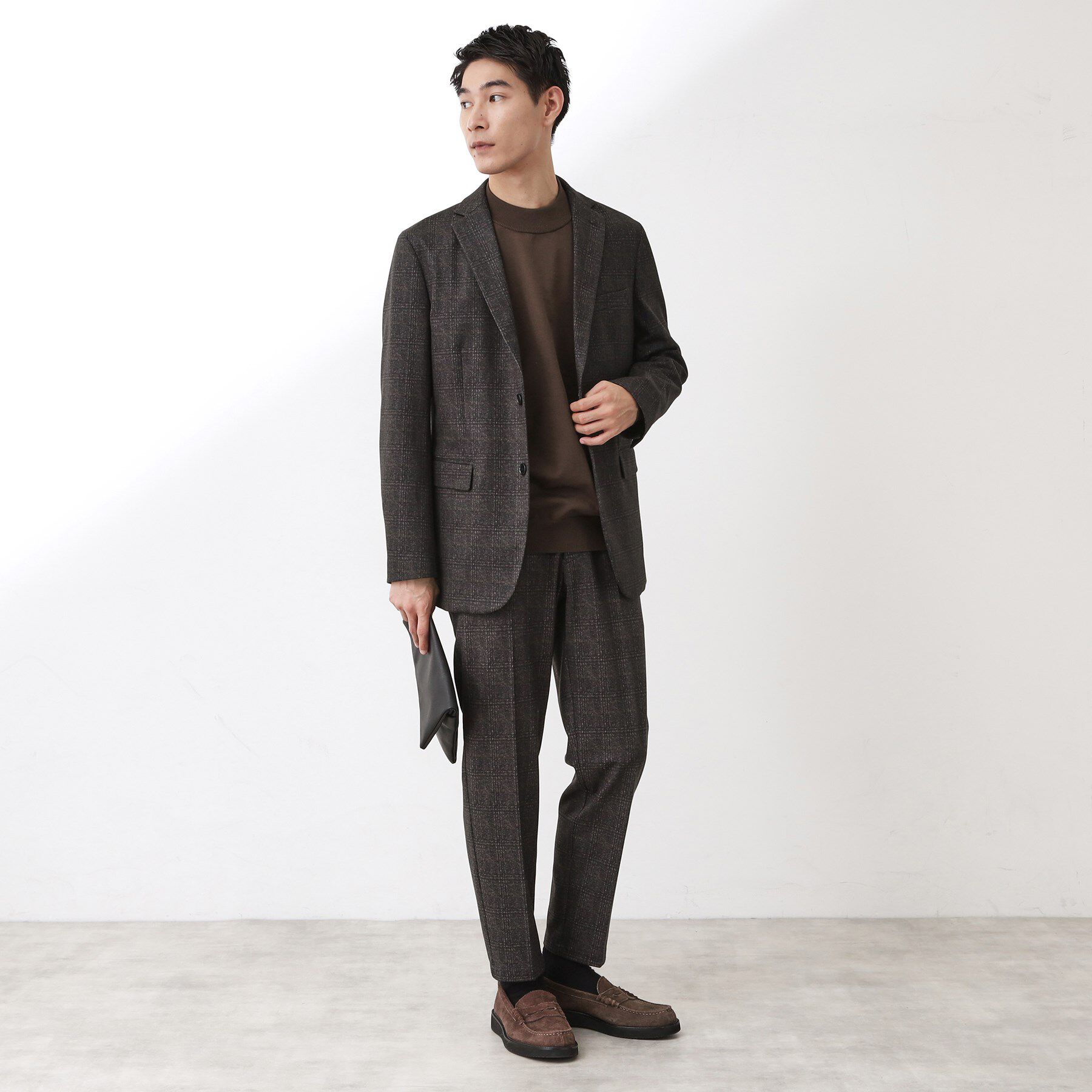 THE SHOP TK「起毛TRジャージスラックス【洗濯機OK／ストレッチ／セットアップ可】」|その他|