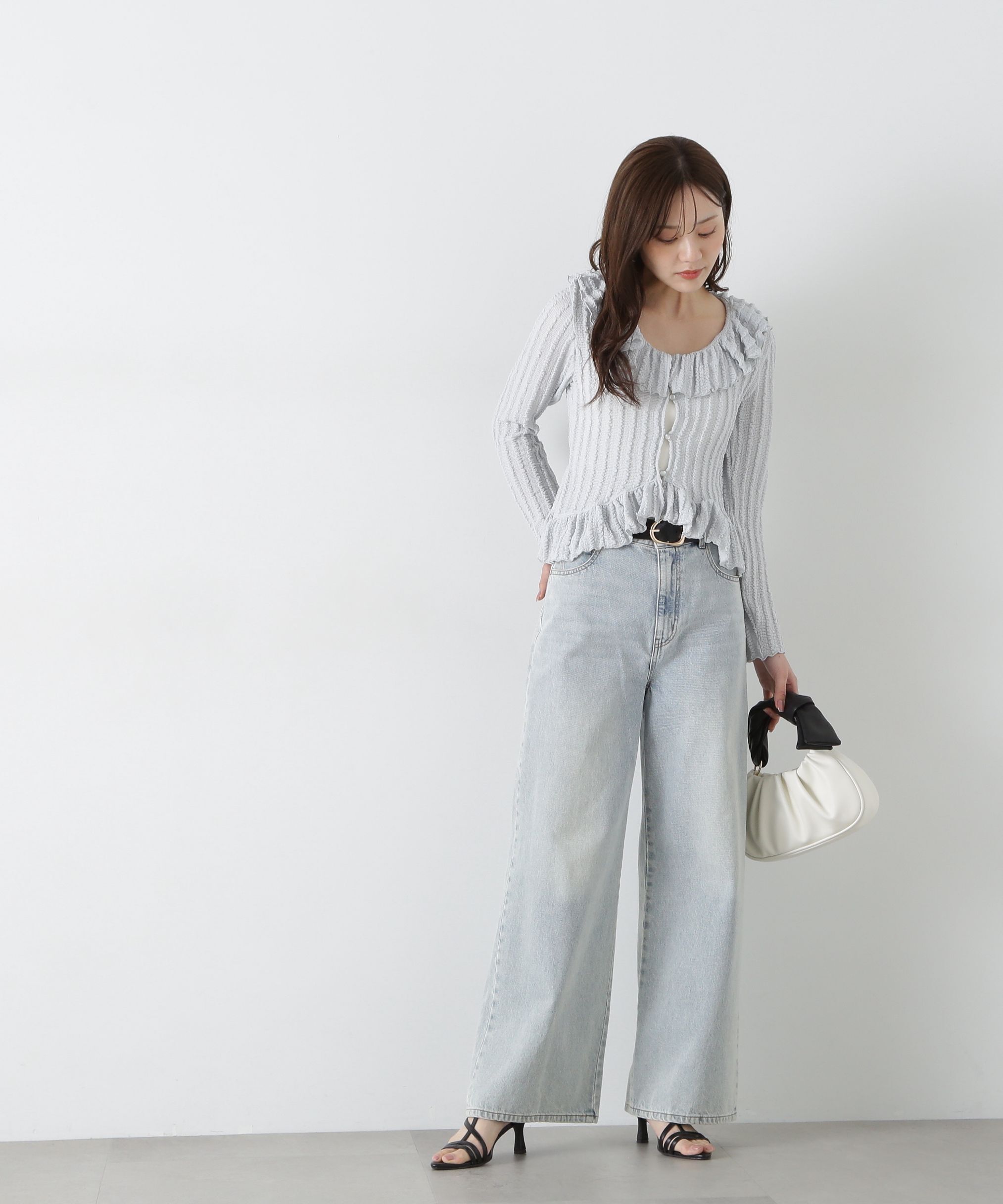 PROPORTION BODY DRESSING「ワイドデニムパンツ」|その他|