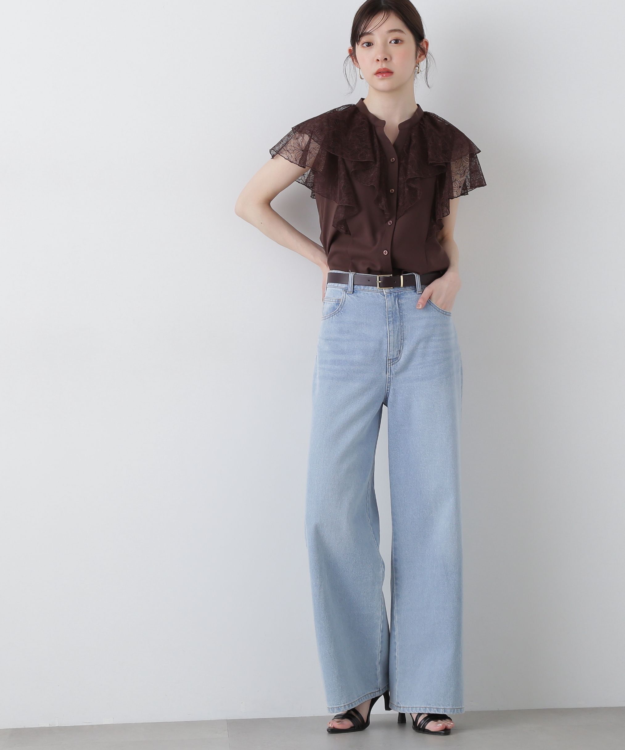 PROPORTION BODY DRESSING「ワイドデニムパンツ」|その他|