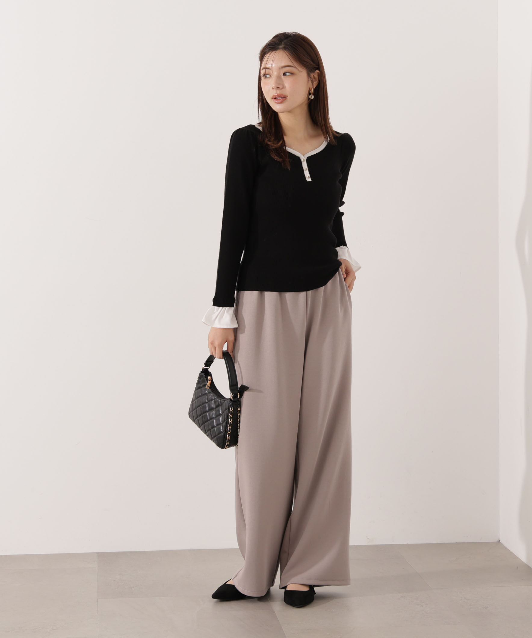 PROPORTION BODY DRESSING「＜ウォッシャブル＞スエットイージーパンツ 25AW」|その他|モカ1