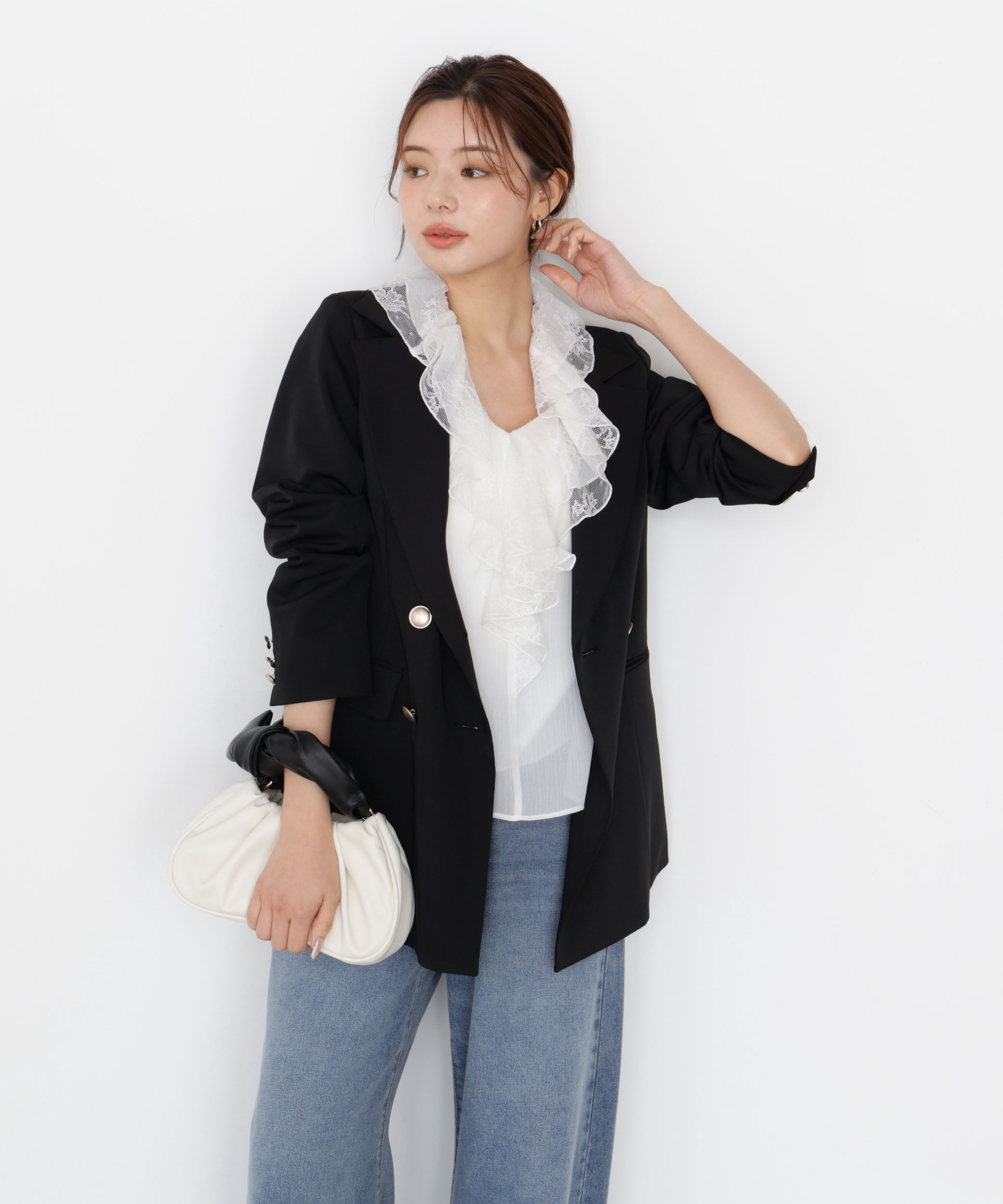 PROPORTION BODY DRESSING「ゴールド釦ダブルブレストジャケット 25AW」|その他|