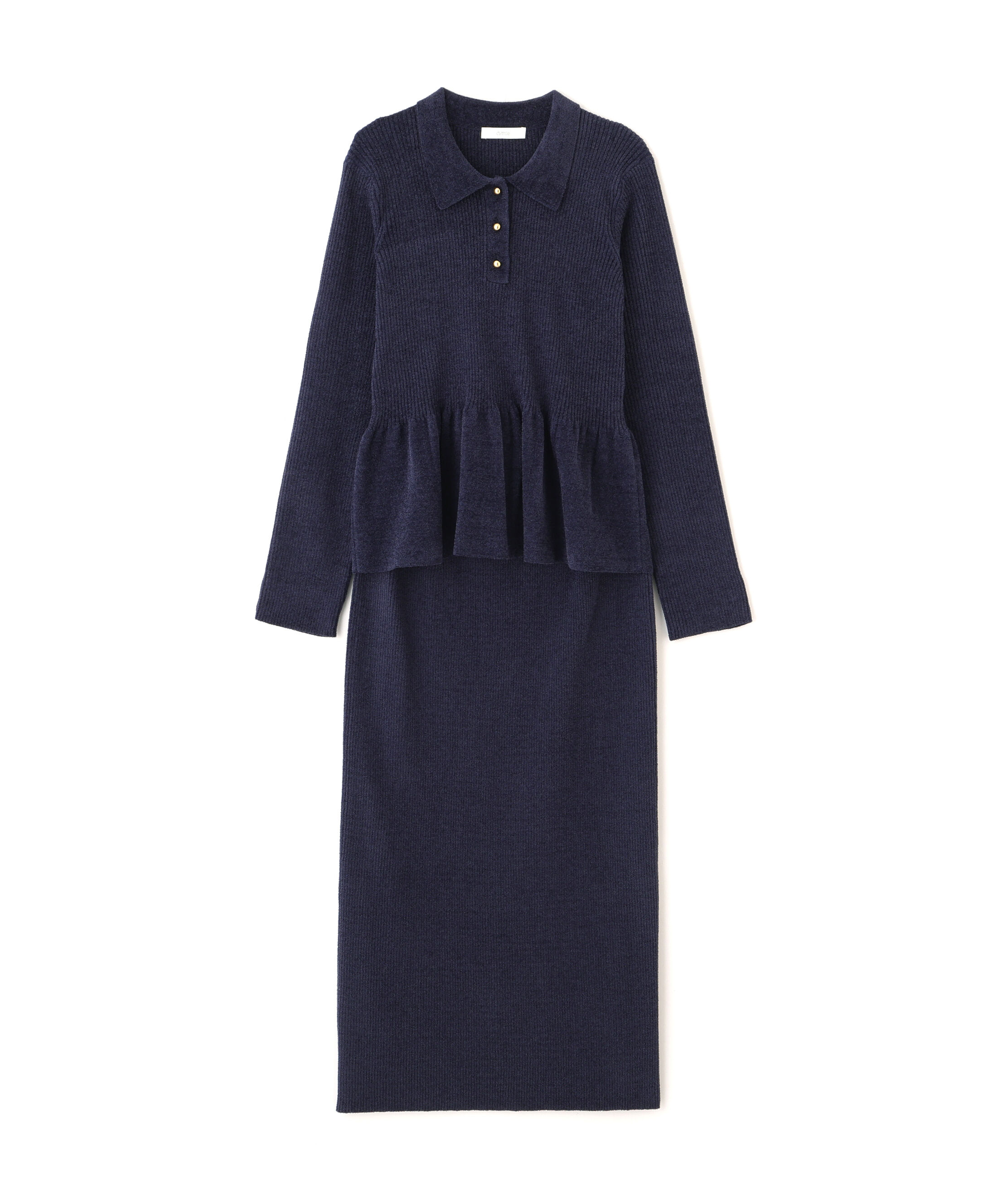 PROPORTION BODY DRESSING「ポロペプラムSETUP」|ワンピース|