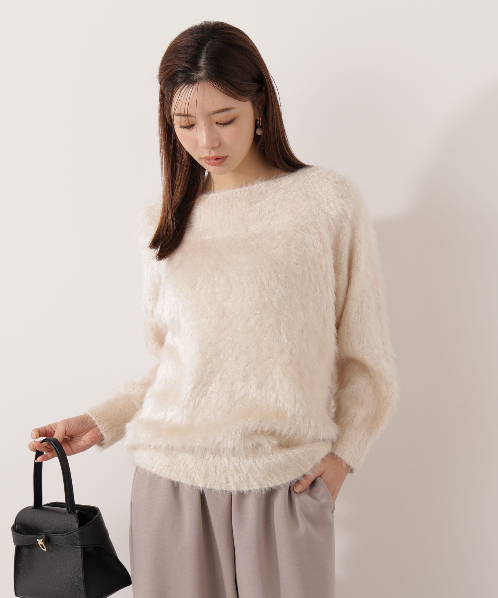 PROPORTION BODY DRESSING「ヘアリーニット 25AW」|ニット・セーター|