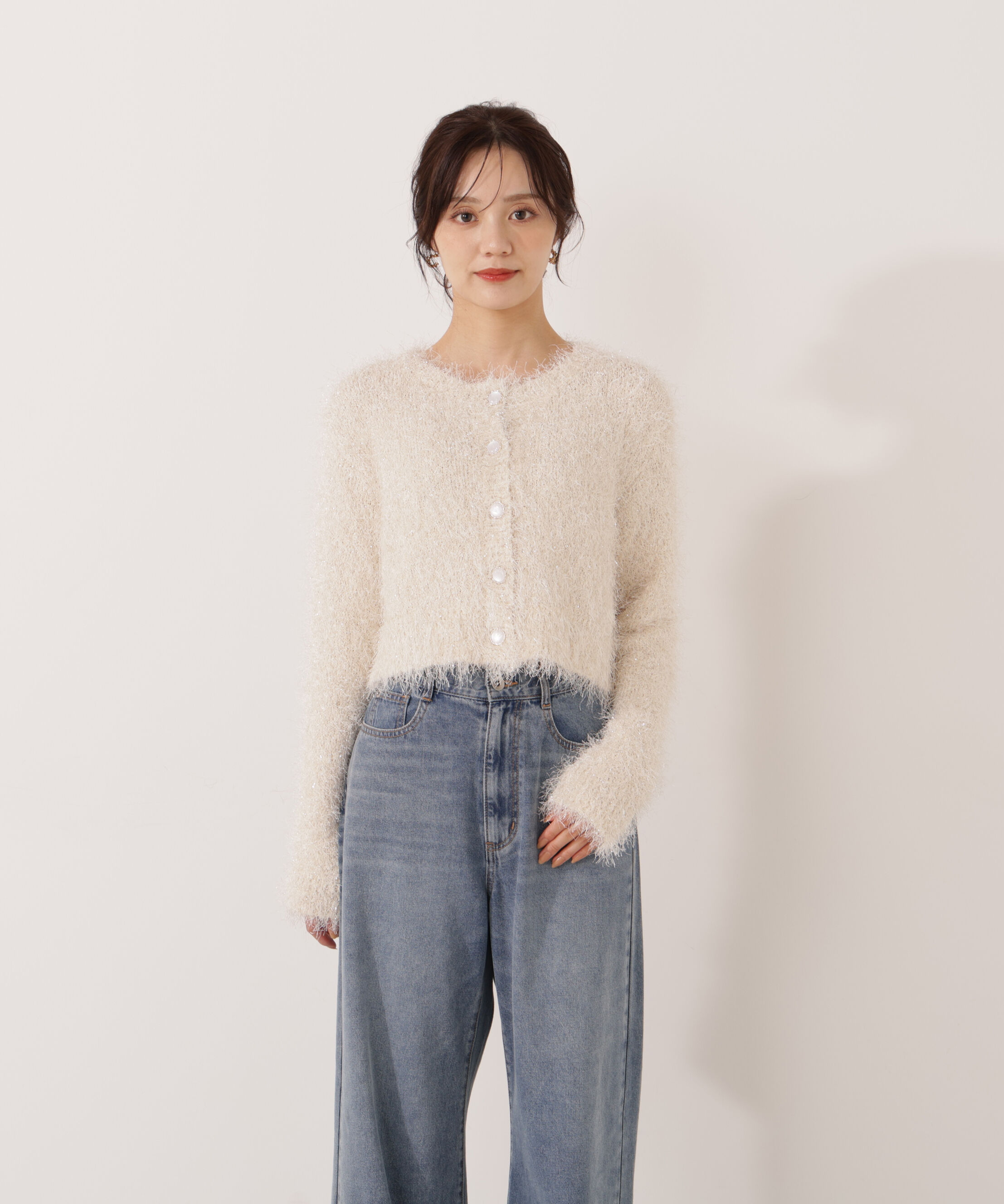 PROPORTION BODY DRESSING「《EDIT COLOGNE》きらふわカーディガン」|カーディガン|