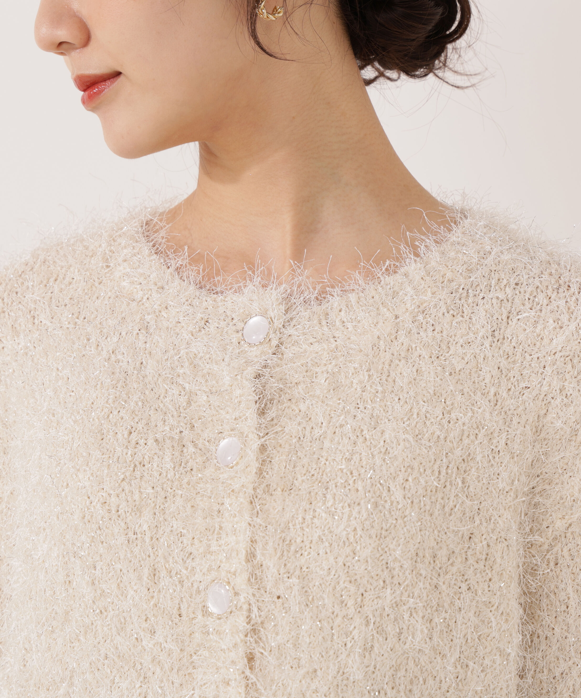 PROPORTION BODY DRESSING「《EDIT COLOGNE》きらふわカーディガン」|カーディガン|