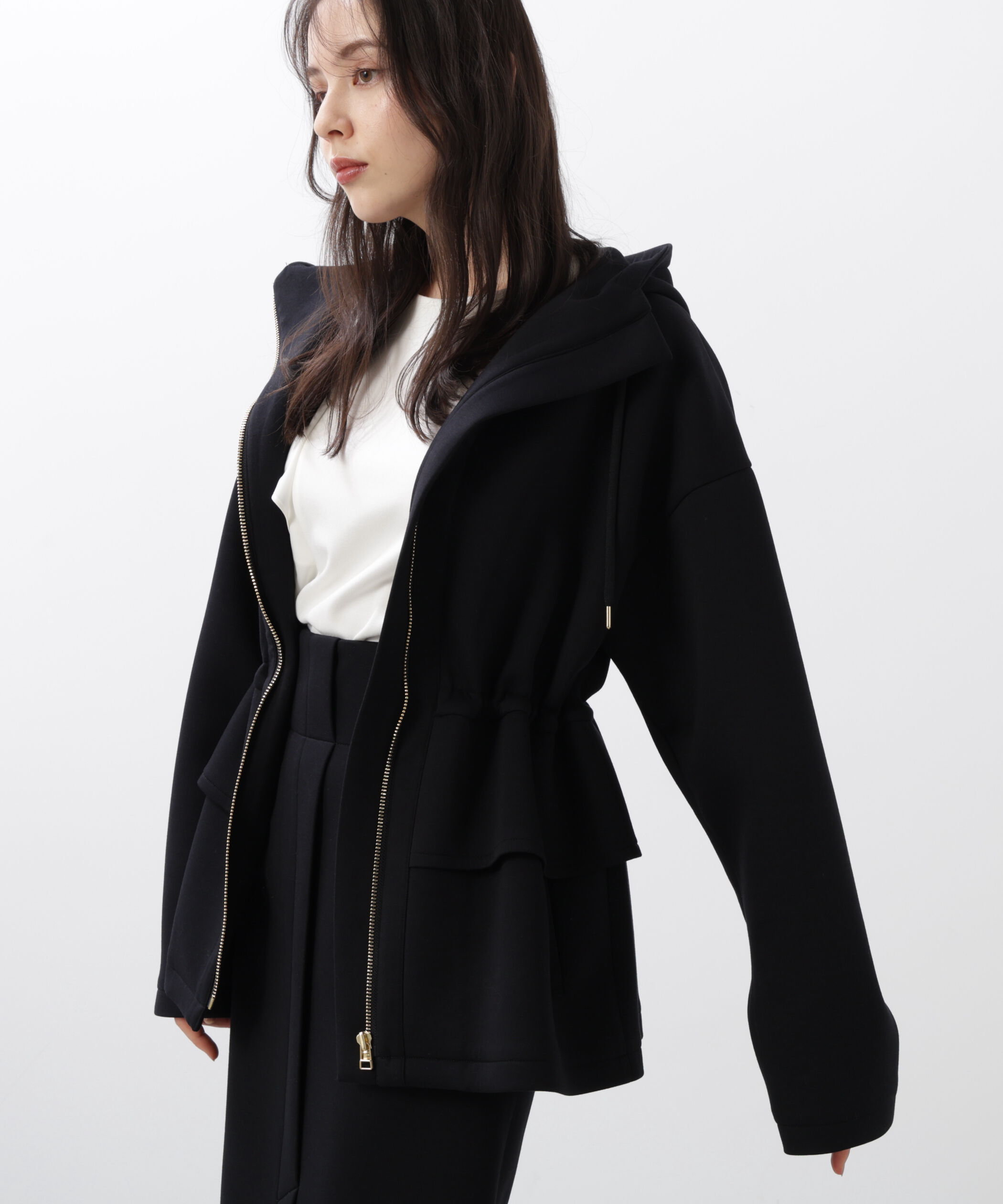  「◆ウエストフレアダンボールフーディー」|ブルゾン・スタジャン|