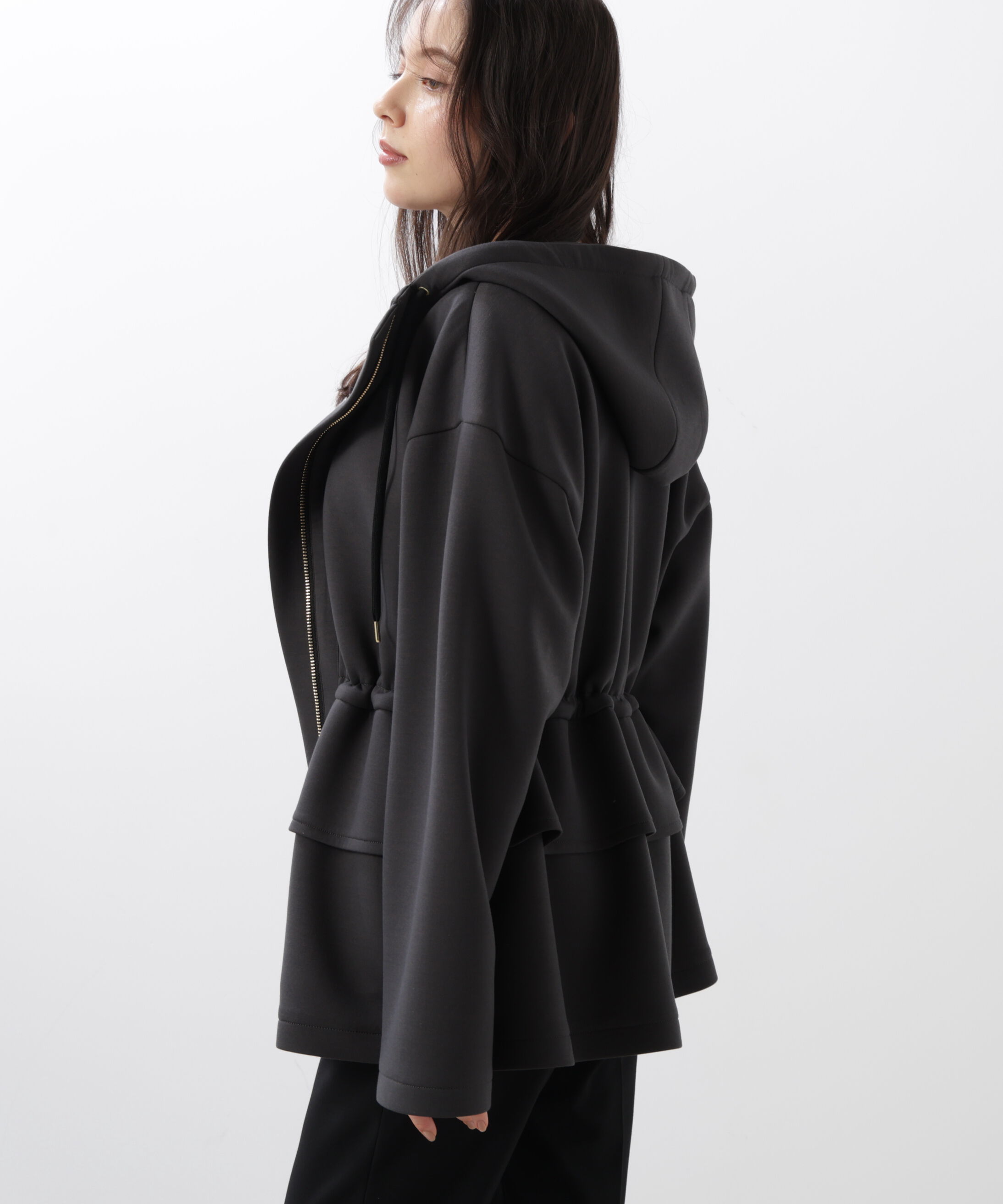  「◆ウエストフレアダンボールフーディー」|ブルゾン・スタジャン|