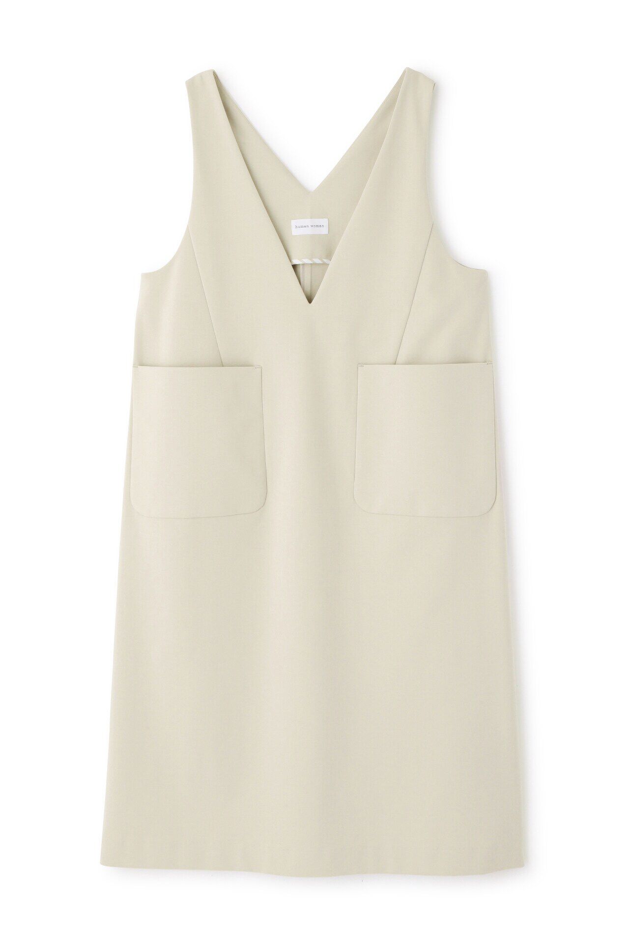  「ストレッチポンチジャンパースカート」|ワンピース|