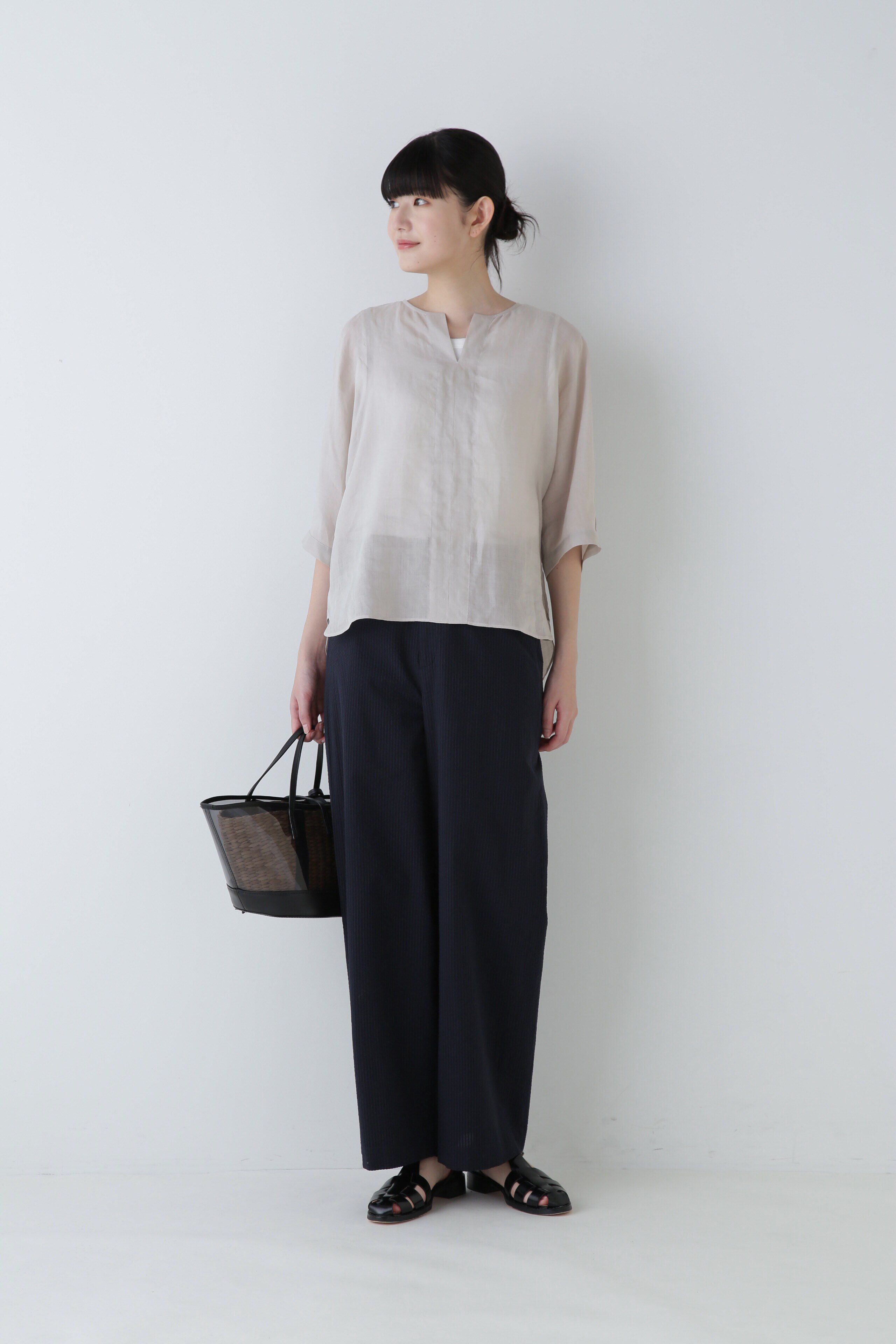  「◆１６０／１ラミープルオーバー」|シャツ・ブラウス|