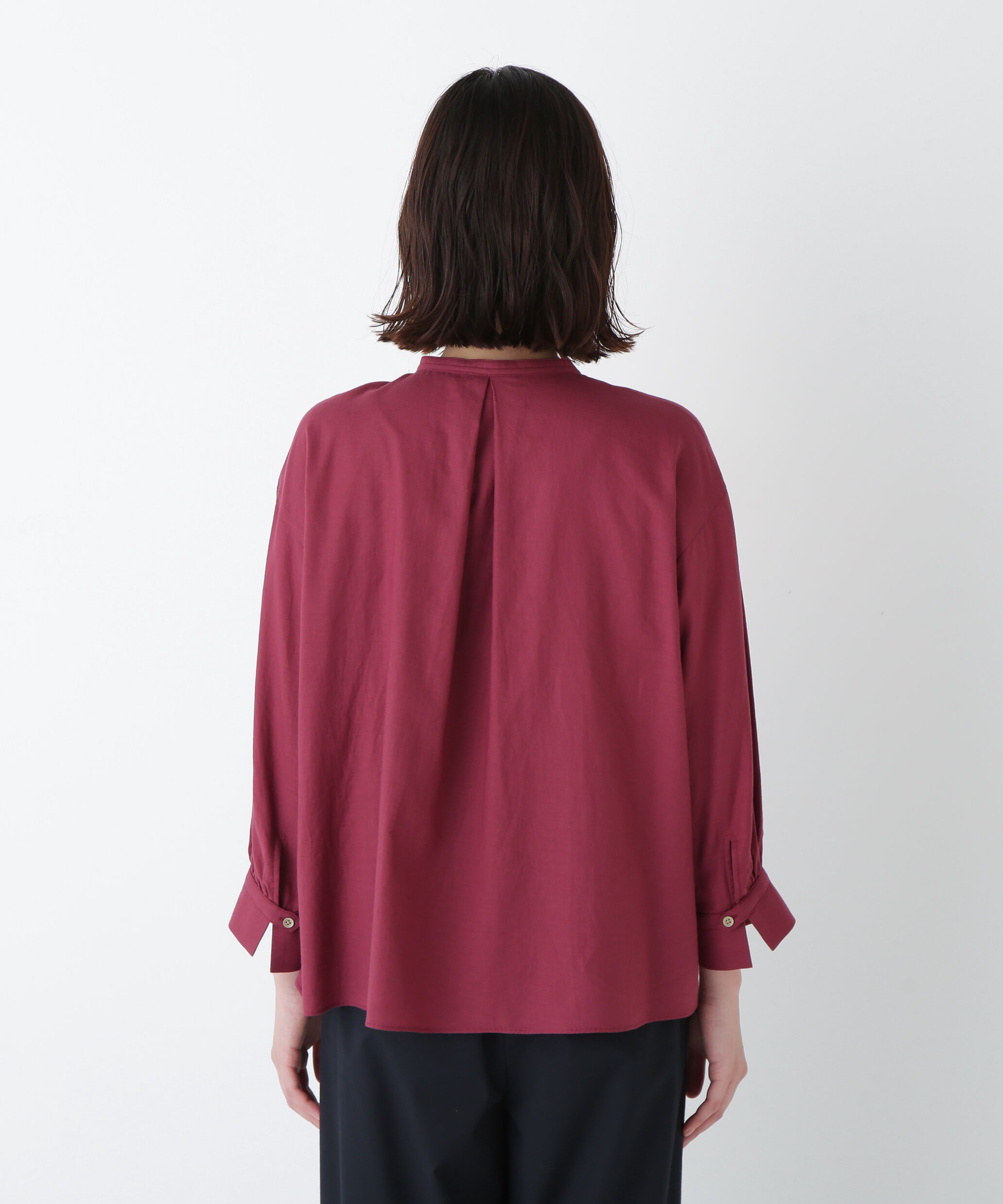  「◆綿シルクスキッパーブラウス」|シャツ・ブラウス|