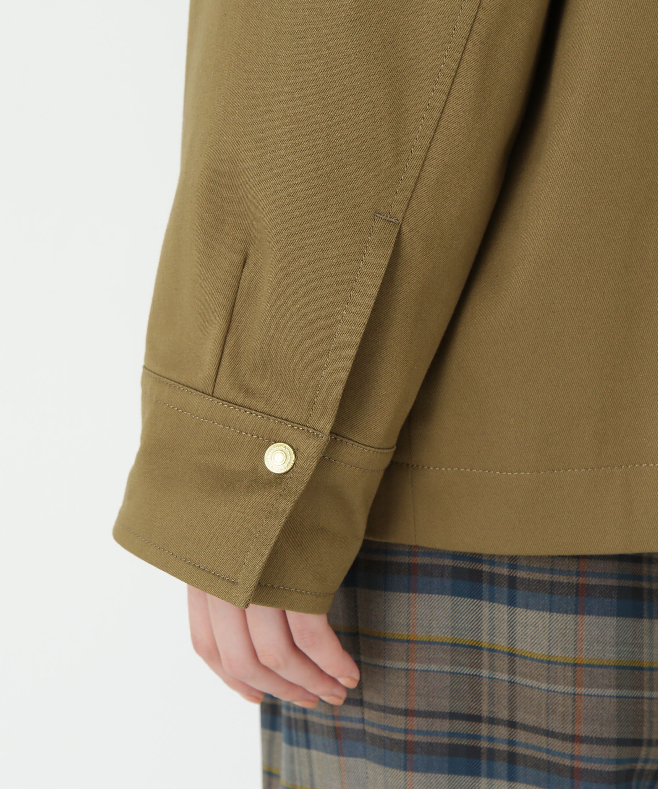  「◆コットンツイルストレッチブルゾン」|ブルゾン・スタジャン|