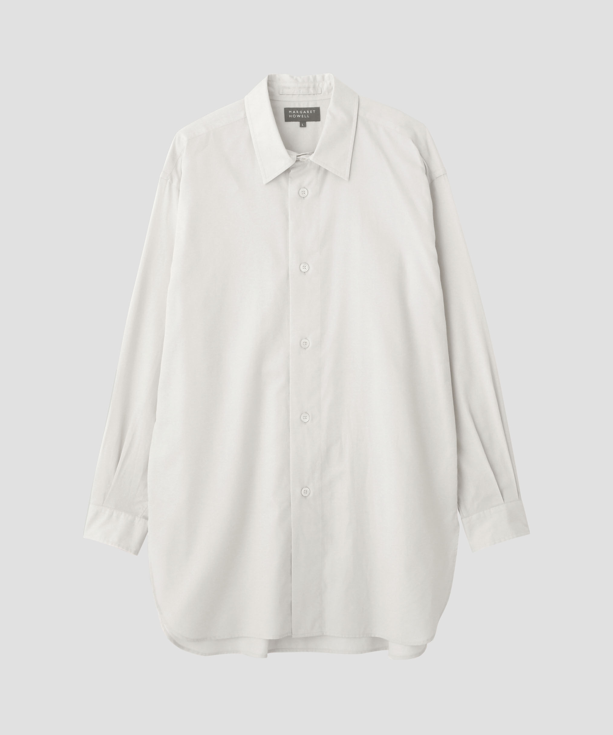 MARGARET HOWELL「FINE COTTON PIQUE SHIRTING SHIRT」|シャツ・ブラウス|