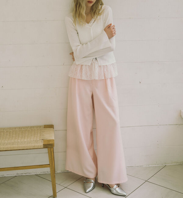 archives「ベルト付カラータックスラックス」|チノ|