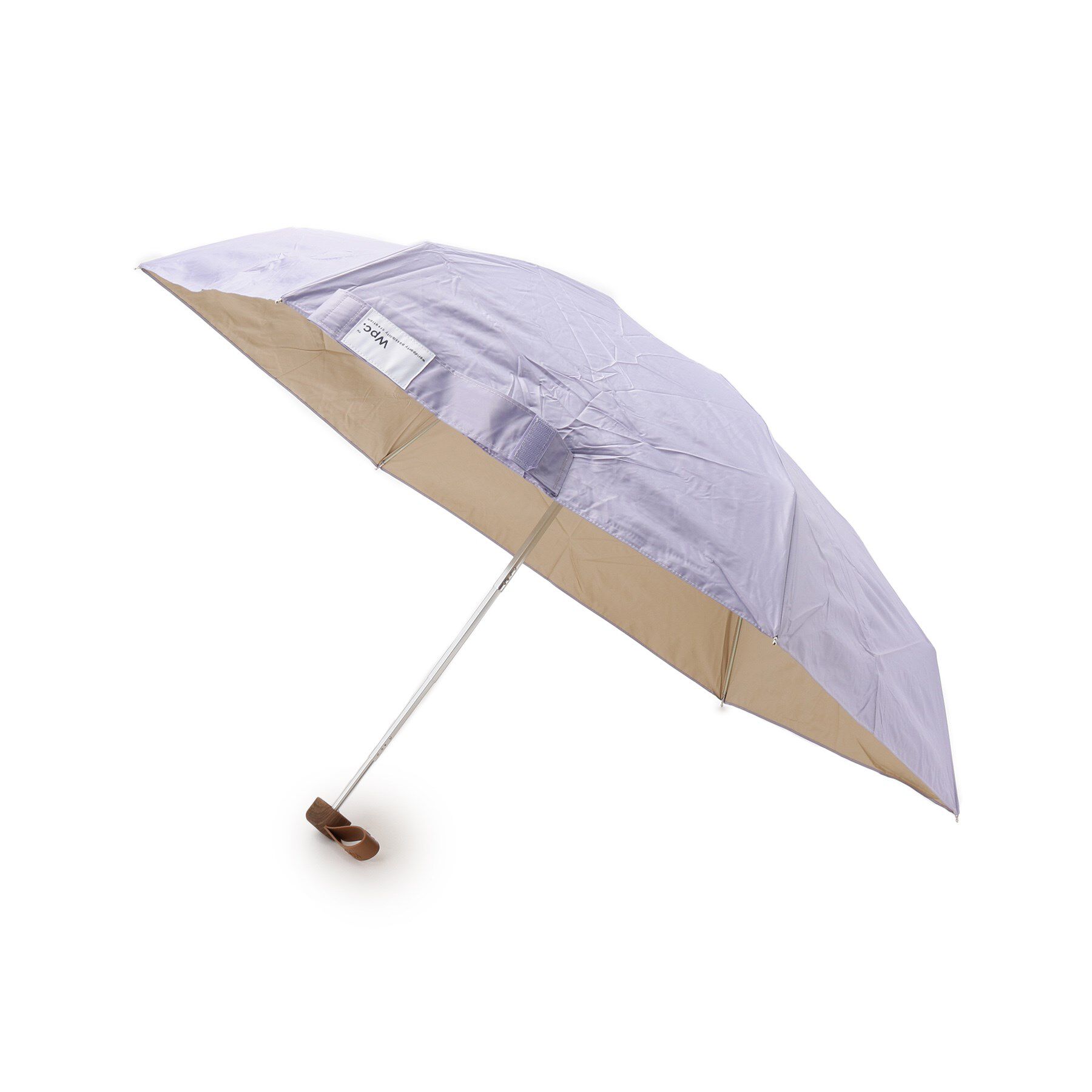 SHOO･LA･RUE「【折りたたみ傘/晴雨兼用】【Wpc．】遮光インサイドカラー ミニ」|傘|パープル(581)