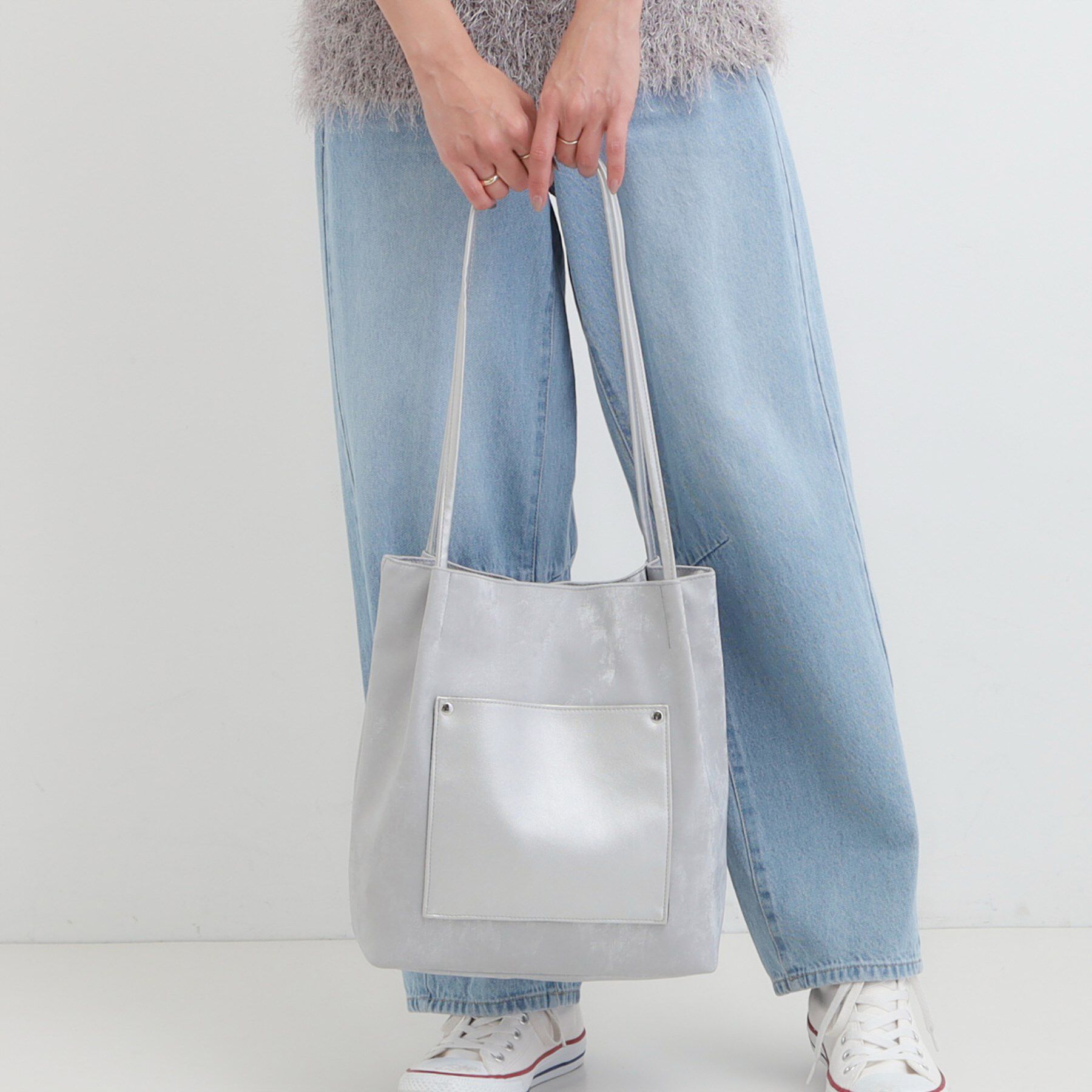 SHOO･LA･RUE「つまみハンドルトートバッグ」|トートバッグ|