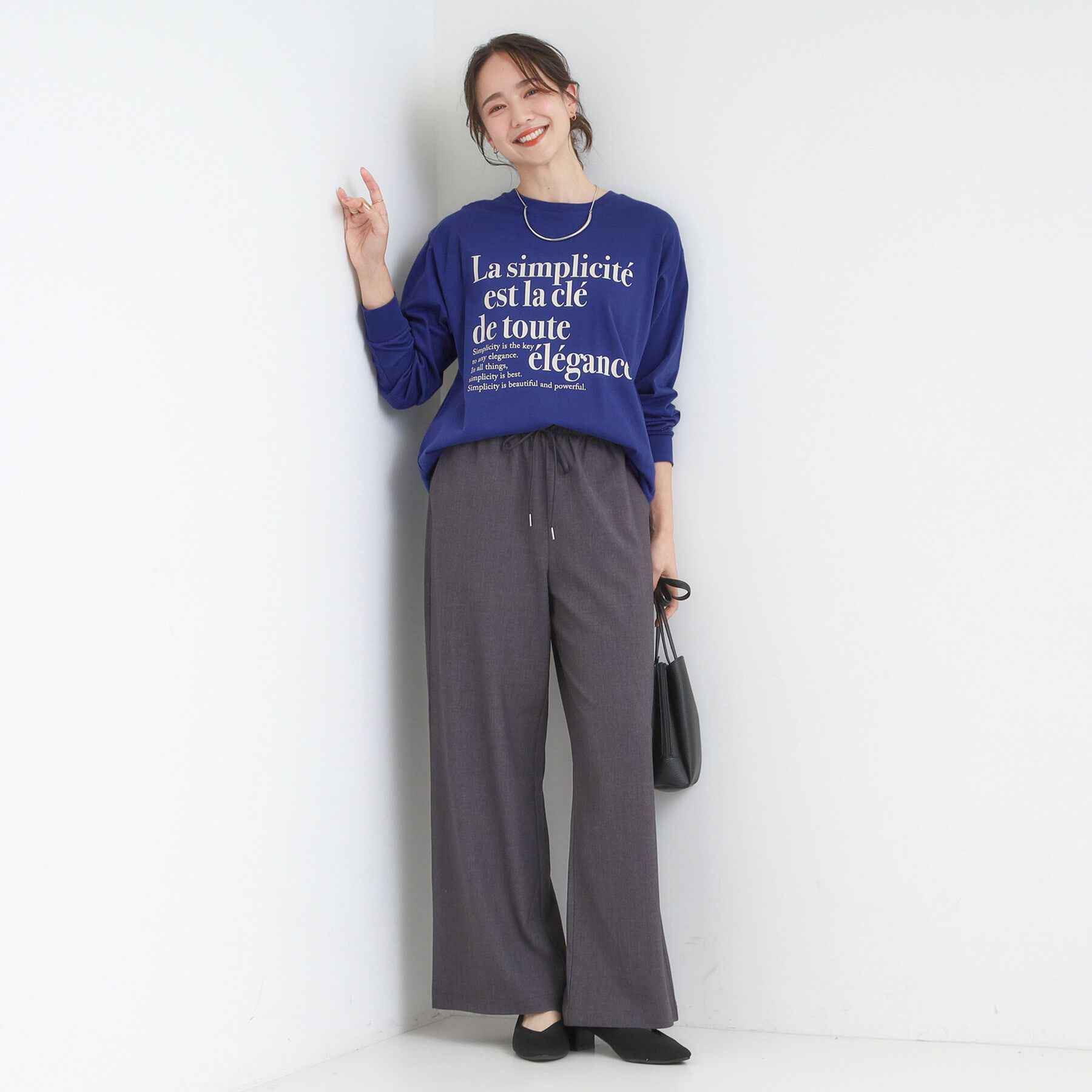 SHOO･LA･RUE「グラフィックアソート ベーシックロンT」|Tシャツ・カットソー|