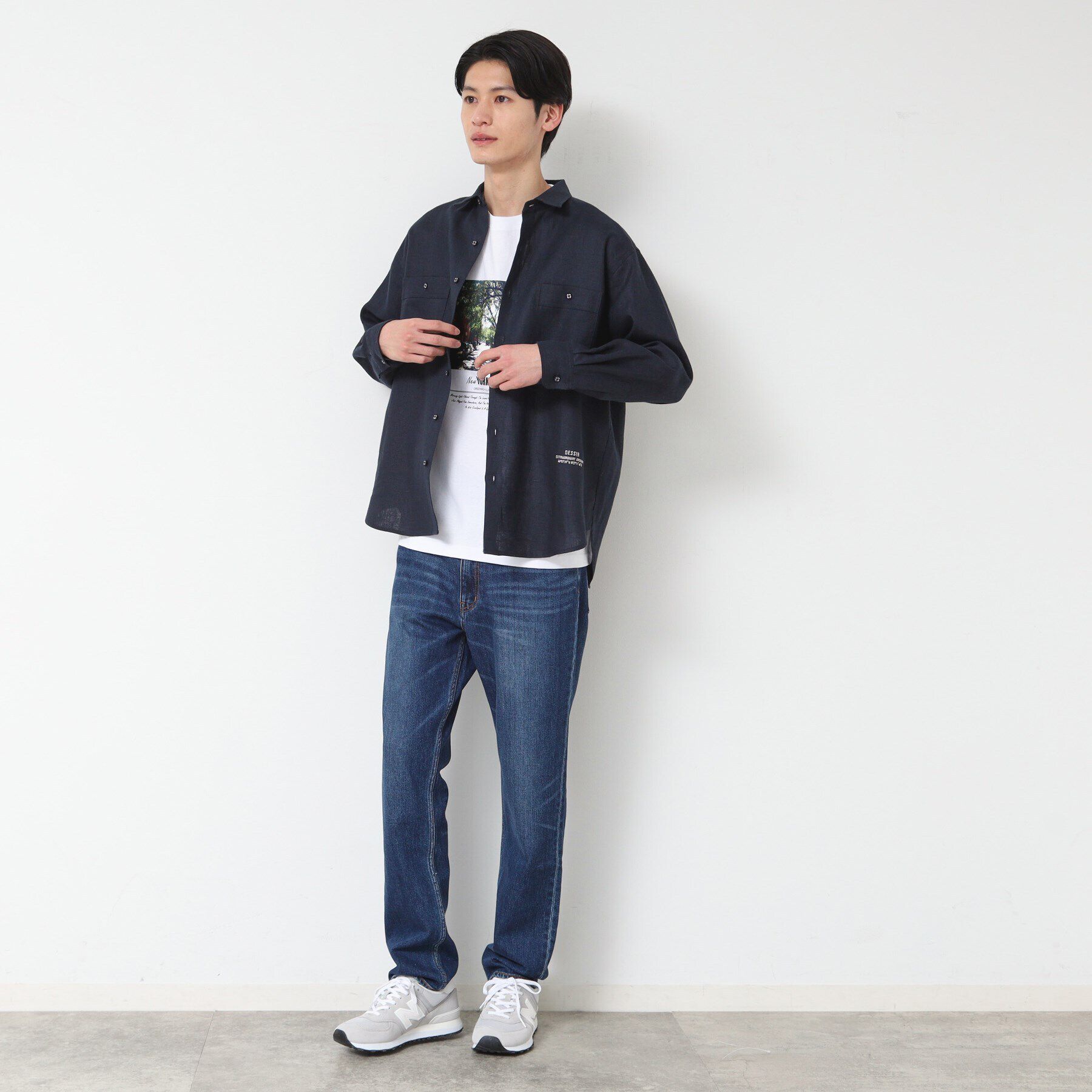 Dessin「【ユニセックス】リネンシャツ」|シャツ・ブラウス|