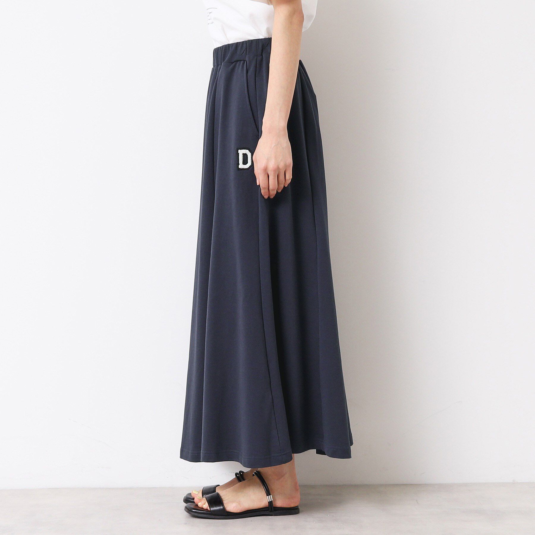 Dessin「【セットアップ可能・ウエストゴム・洗える】ミニ裏毛フレアスカート」|スカート|