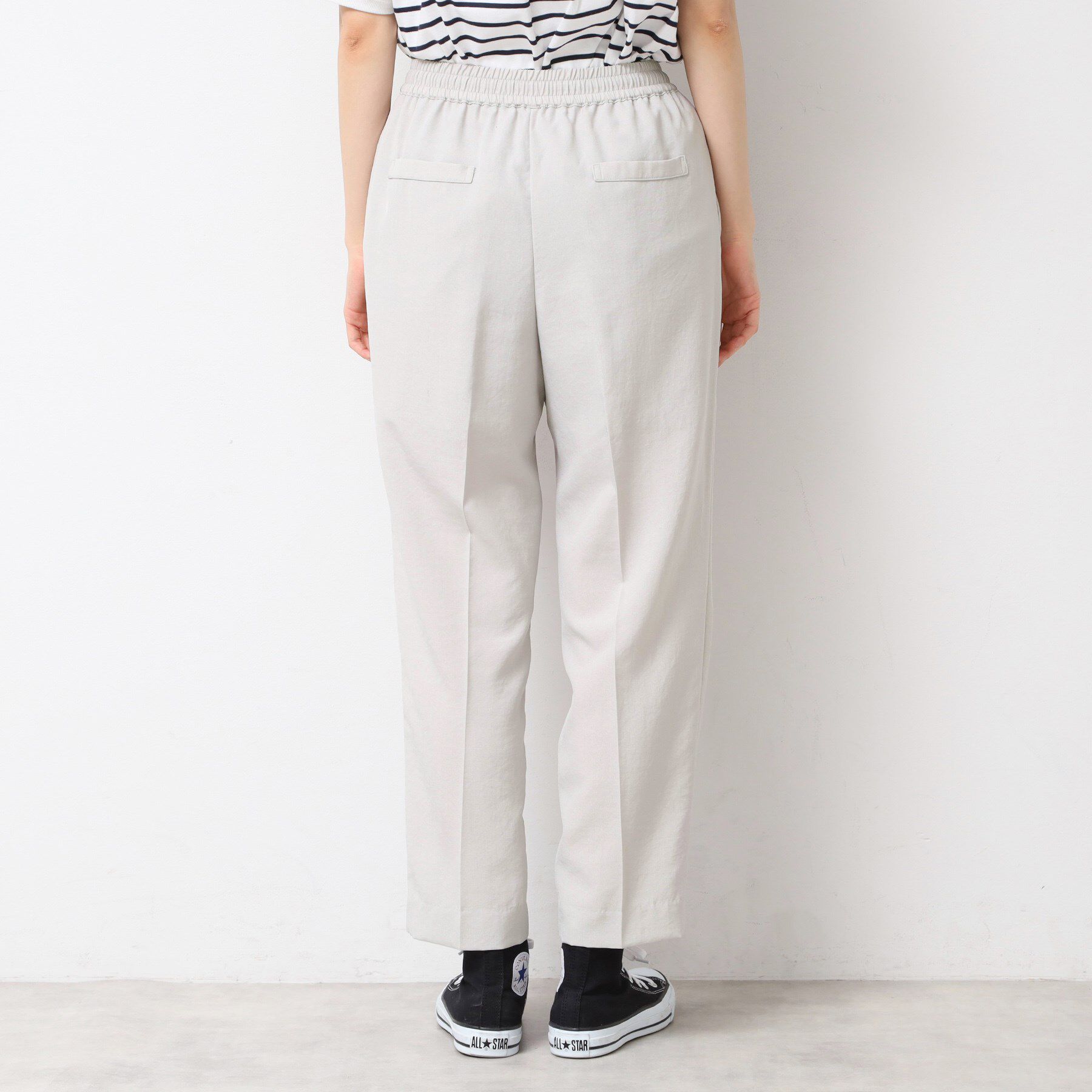 Dessin「【ウエストゴム・洗える】センターライン入りテーパードパンツ（XS～L）」|その他|