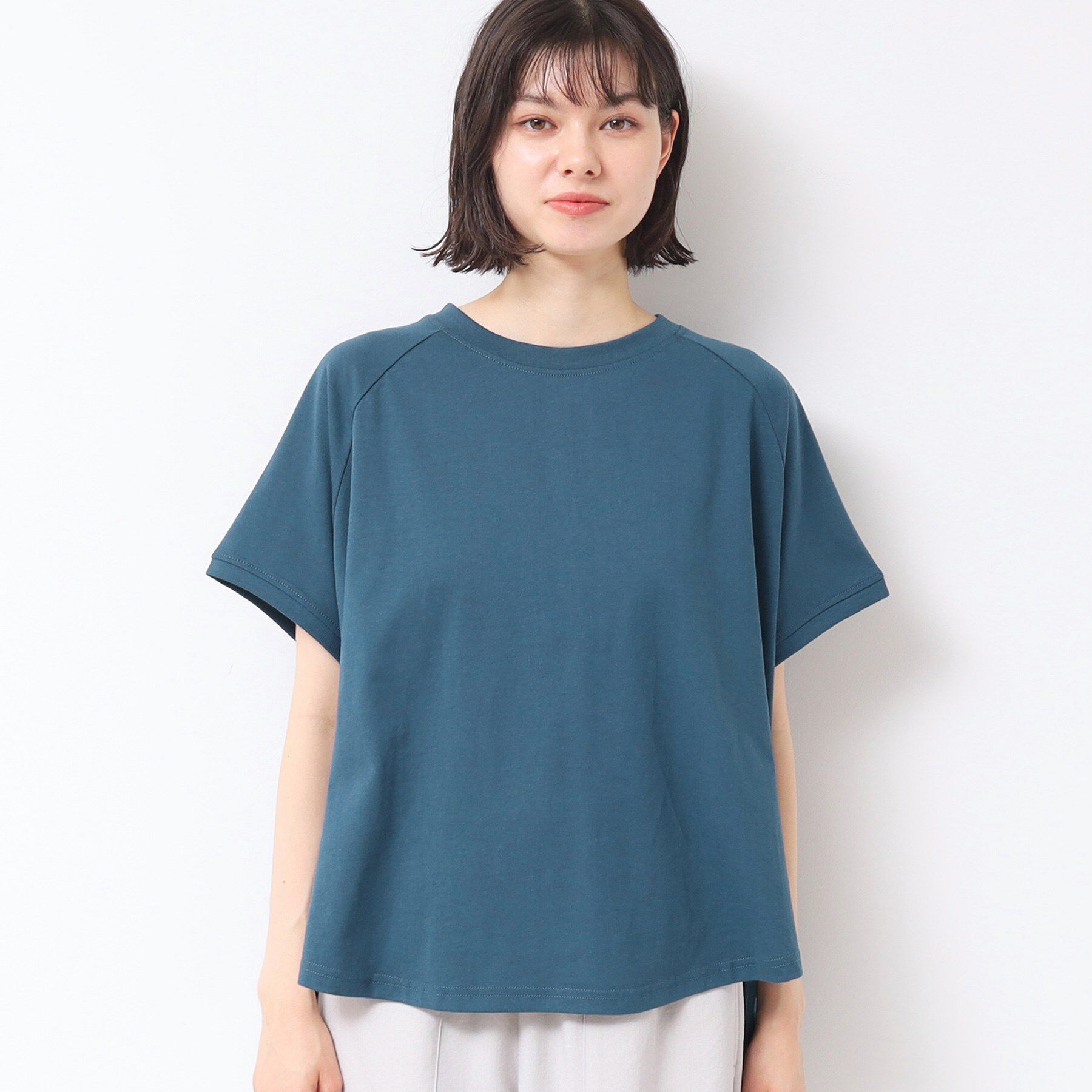 Dessin「【洗える】ワイドラグランスリーブカットソー（XS～L）」|Tシャツ・カットソー|