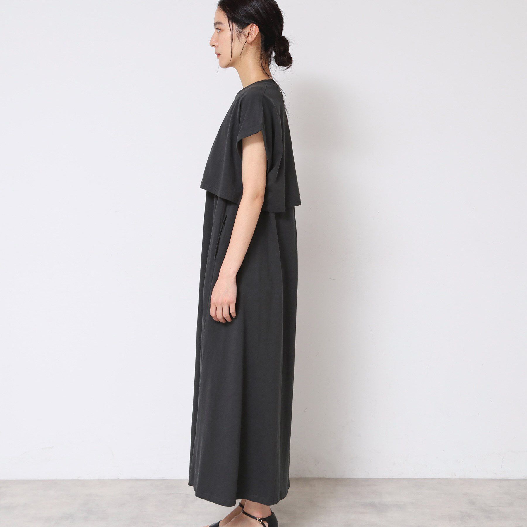 Dessin「【2点セット・洗える】テントラインジャージワンピース」|スーツ|