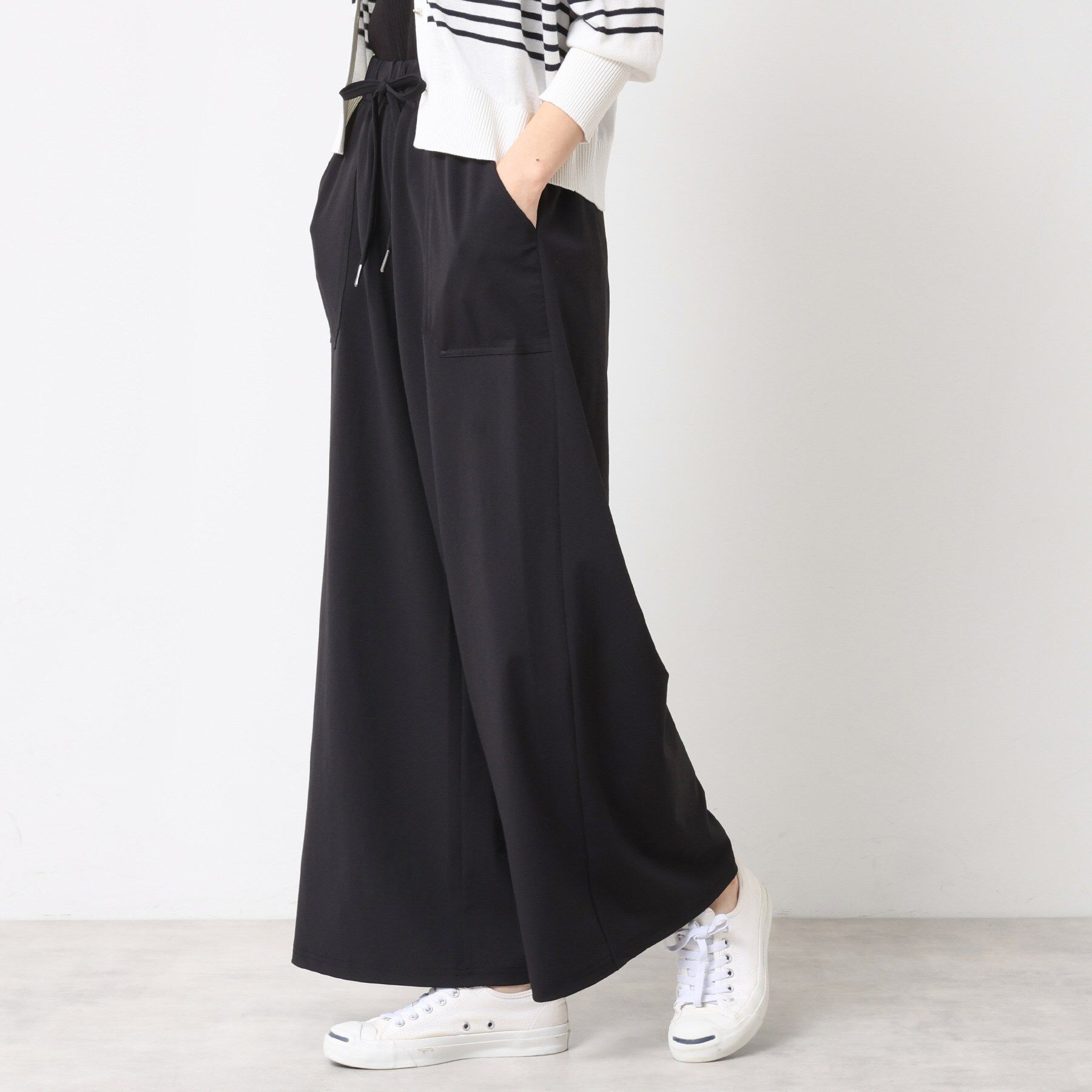 Dessin「【ウエストゴム・洗える】ストレッチワイドパンツ」|その他|