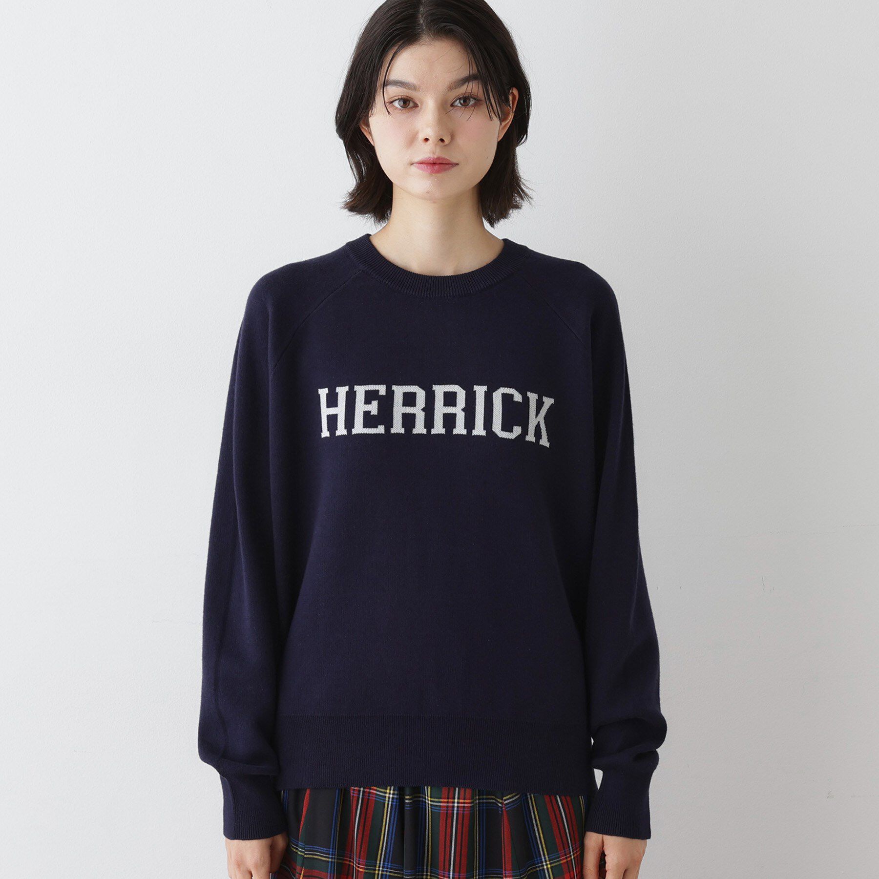 Dessin「【ユニセックス／洗える】ロゴコットンジャカード」|ニット・セーター|