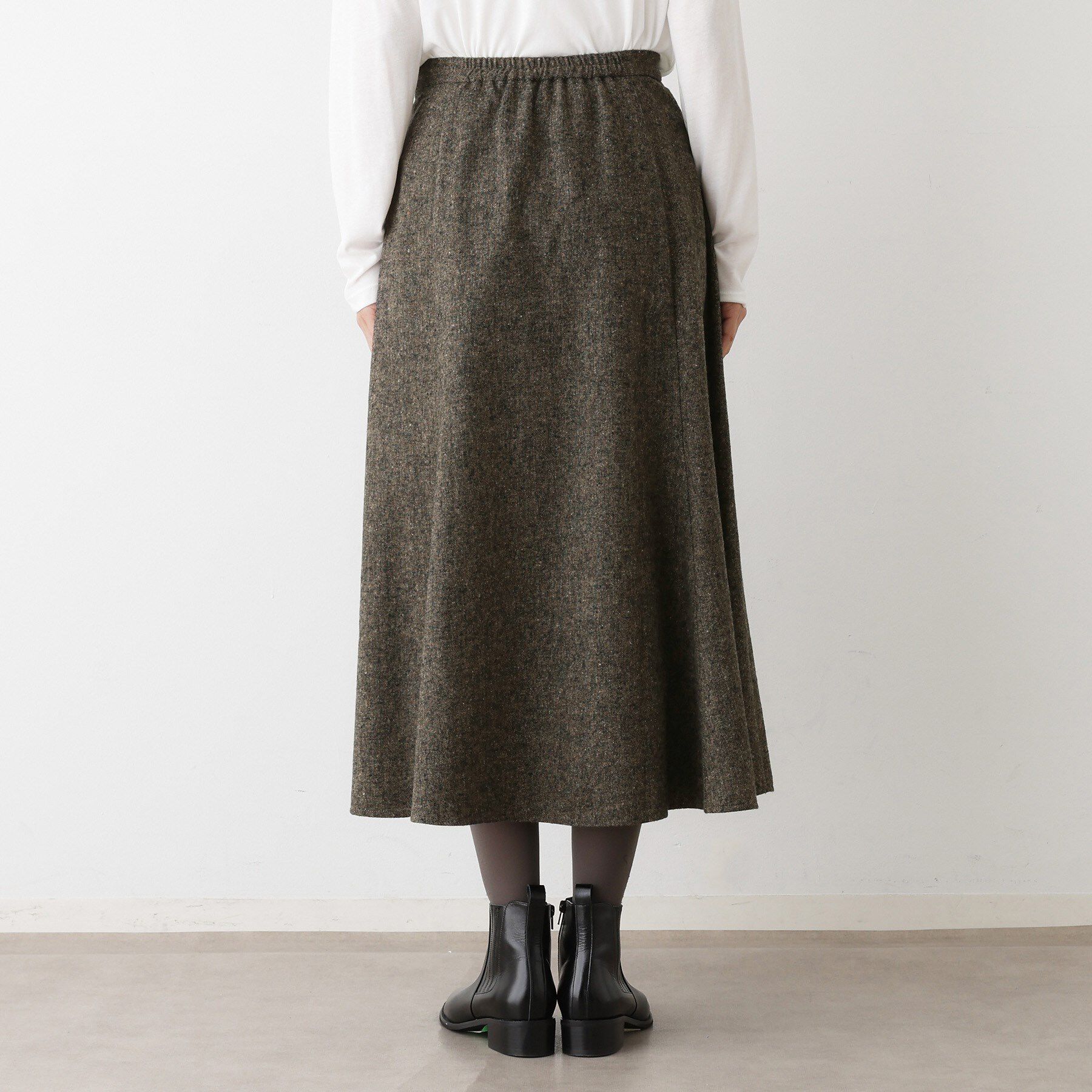 Dessin「【洗える】ツイードフレアスカート」|スカート|