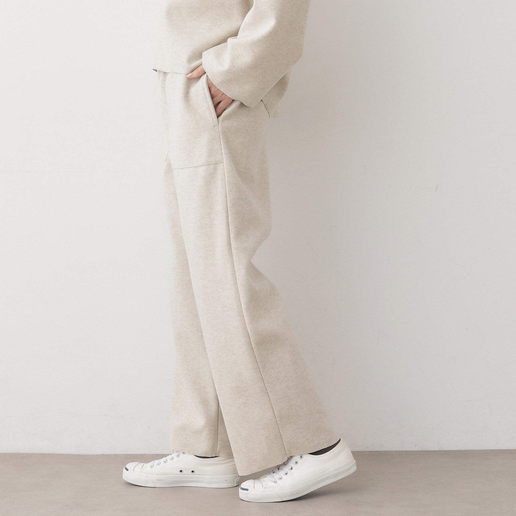 Dessin「【セットアップ可/洗える】メルトンリラクシーパンツ」|その他|