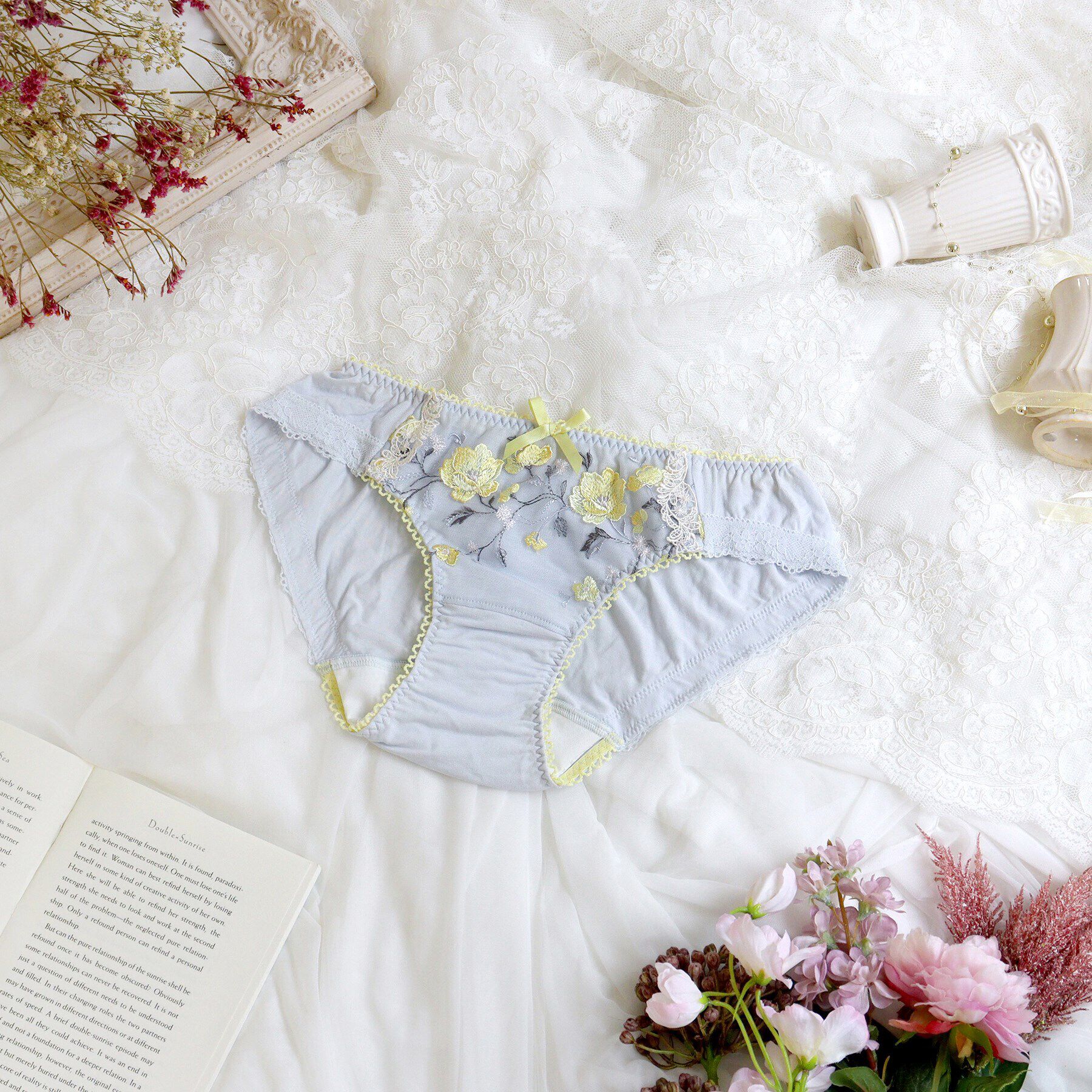 Risa Magli「ミステル サニタリーショーツ」|インナー|ブルー(092)