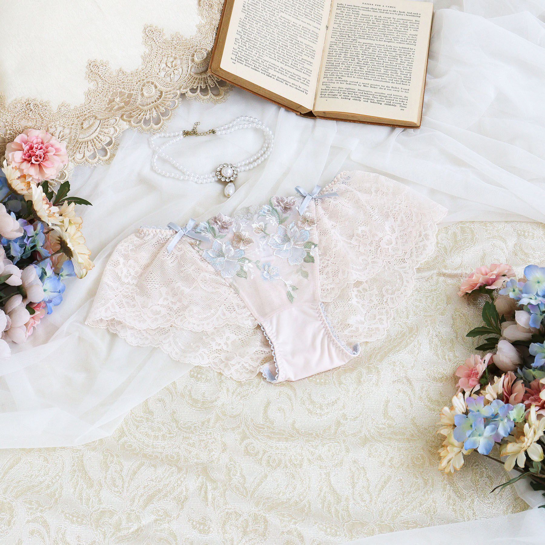 Risa Magli「ジェシー ヒップハング」|インナー|ブルー(092)