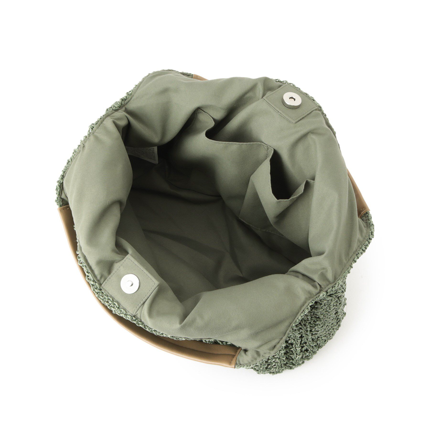 ITS&rsquo;DEMO「コード編みラウンドトート」|トートバッグ|