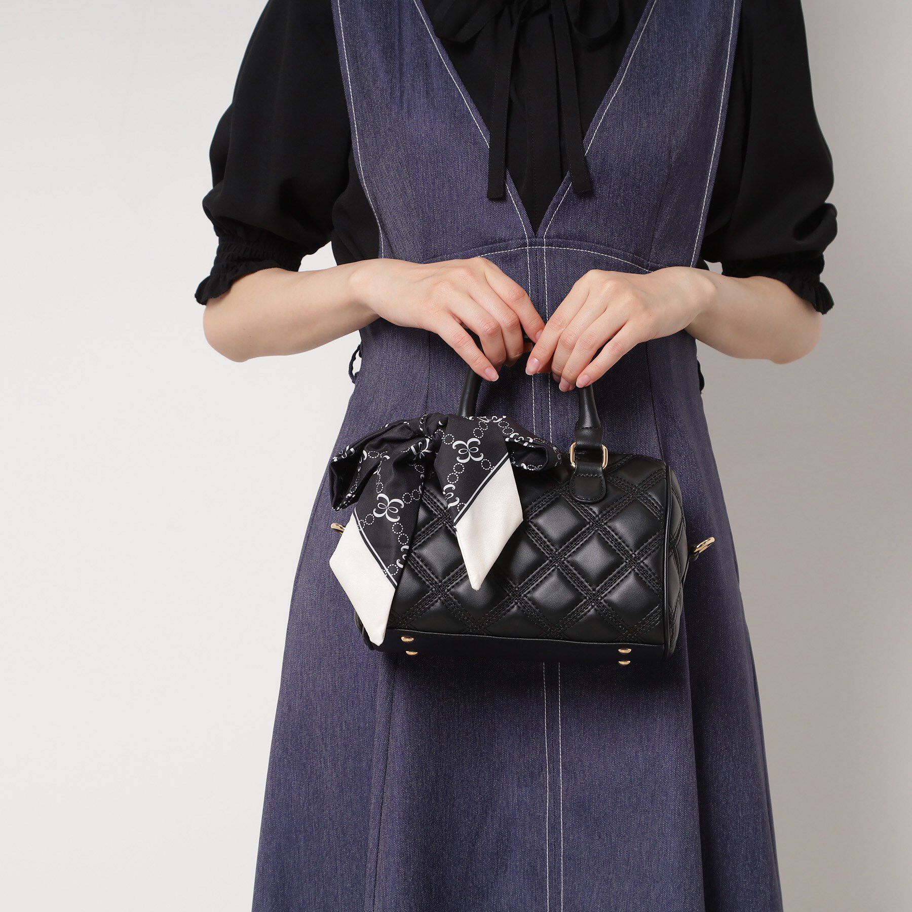 ESPERANZA「スカーフリボンキルティングバッグ」|ショルダー・メッセンジャー|