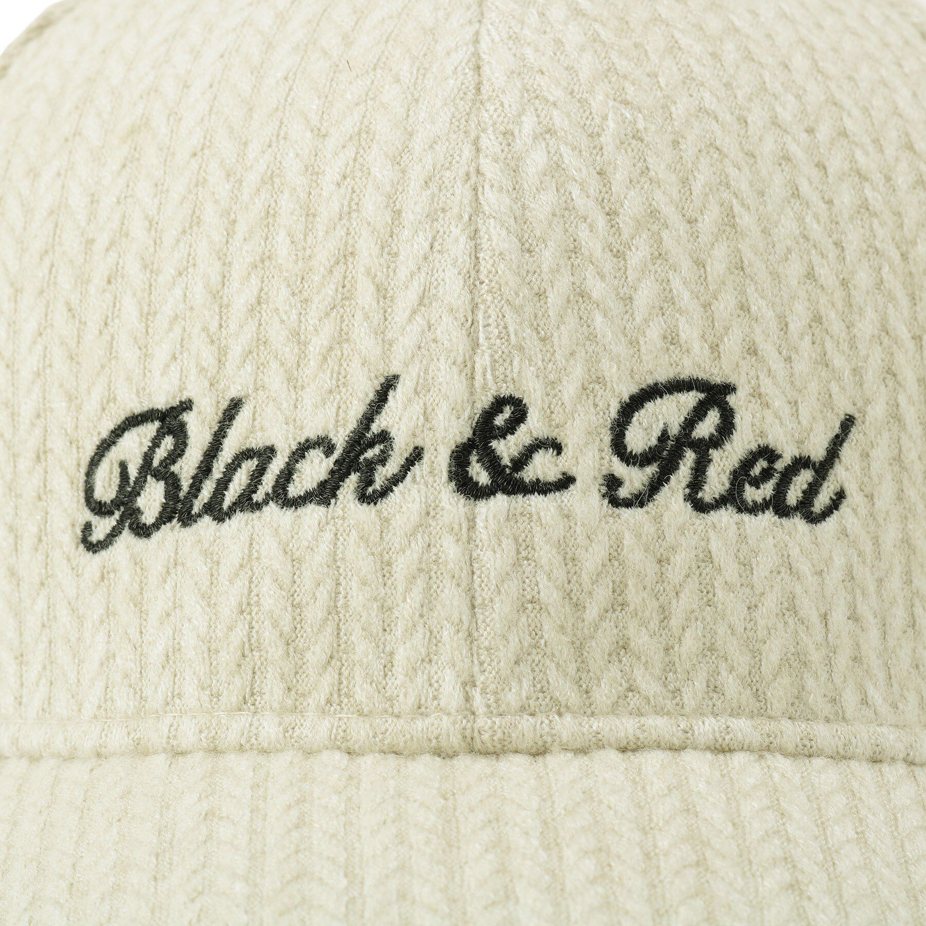 Grandedge「ニット柄ロゴキャップ」|キャップ・キャスケット|