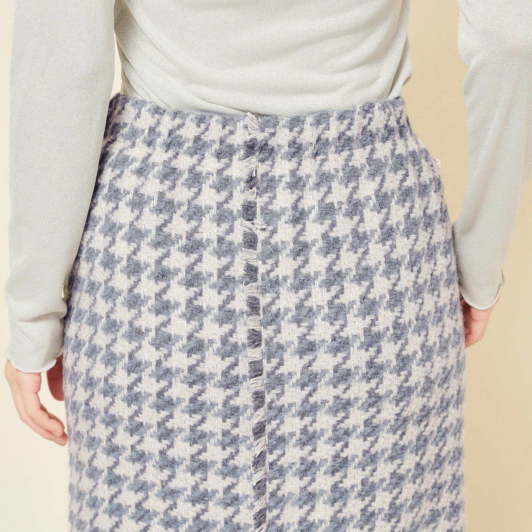 SunaUna「【COLLECTION LINE】ツイードフリンジスカート」|スカート|