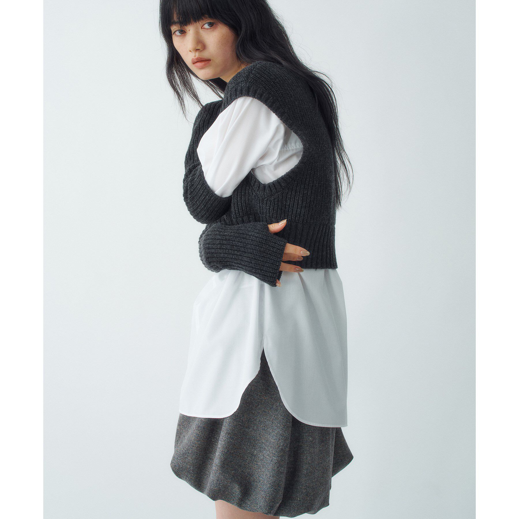 CODE A「dual form vest knit」|ニット・セーター|