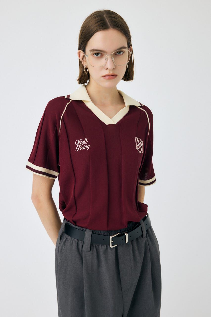 MOUSSY「H/S KNIT GAME シャツ」|ニット・セーター|