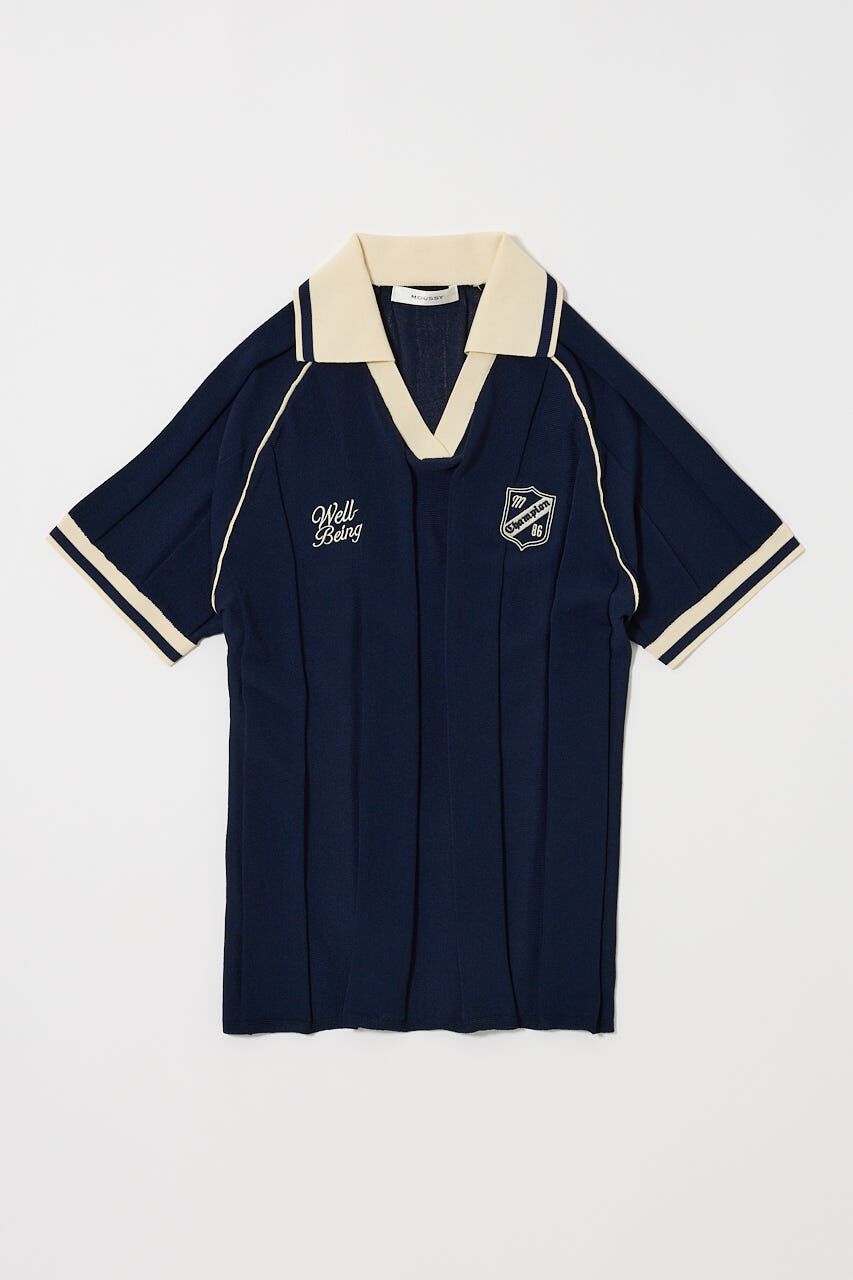 MOUSSY「H/S KNIT GAME シャツ」|ニット・セーター|