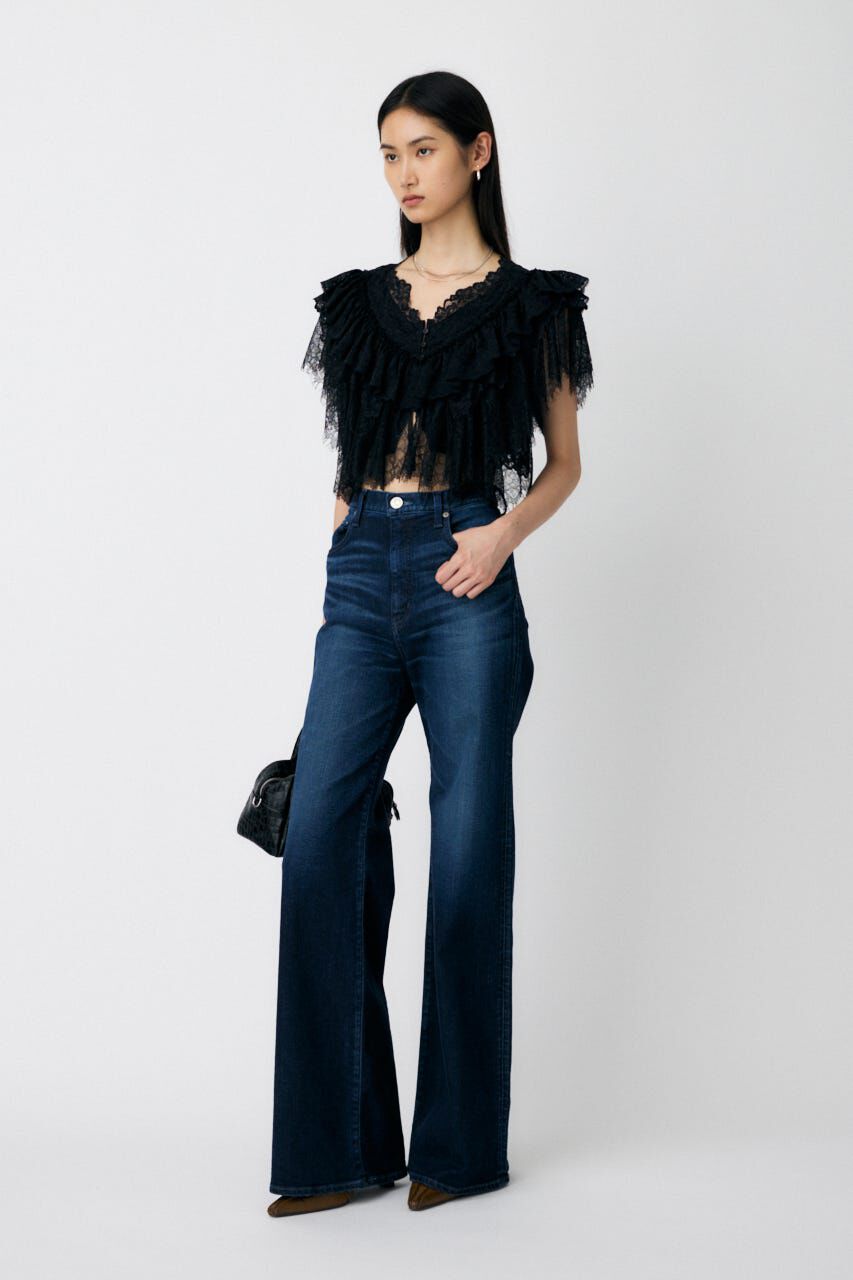 MOUSSY「LACE FRILLS トップス」|シャツ・ブラウス|