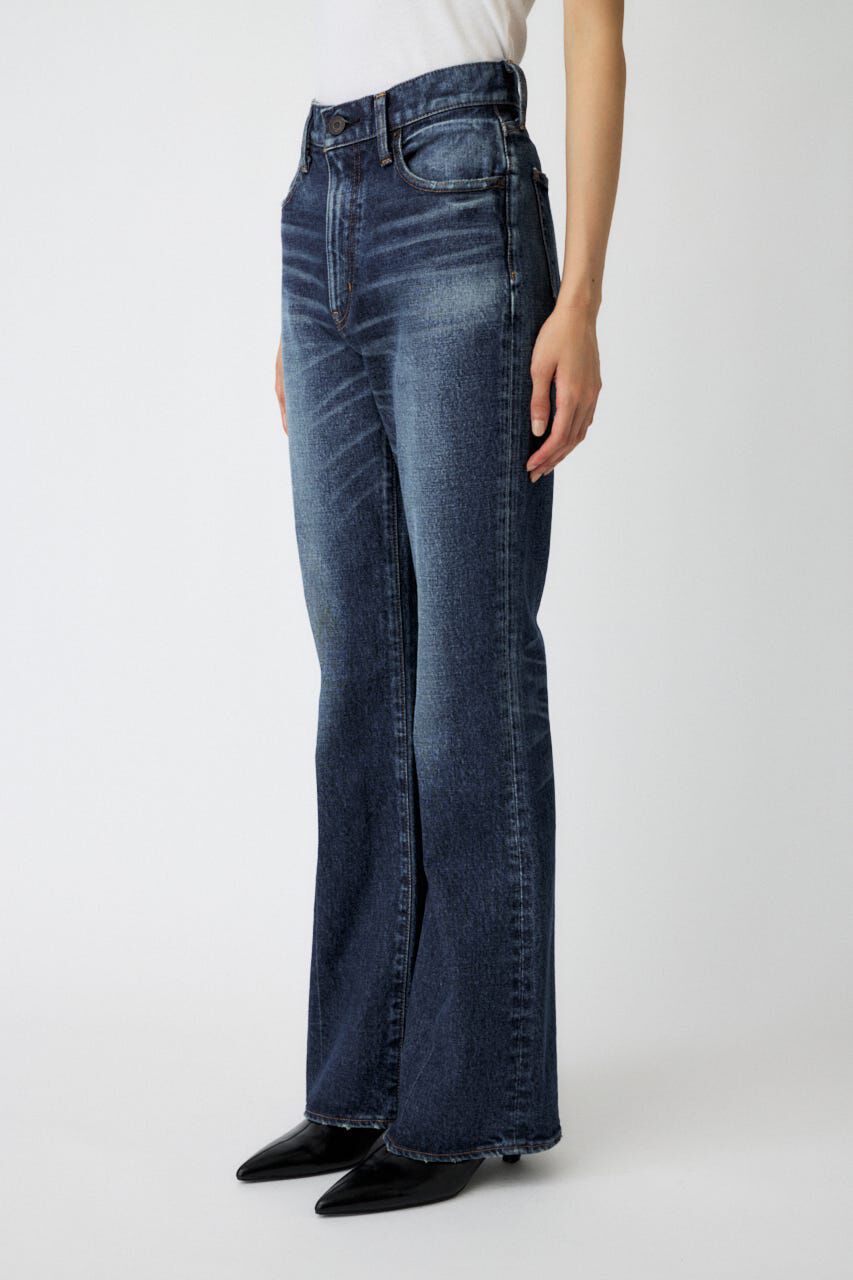 MOUSSY「MVS D/BLU FLARE」|デニム|