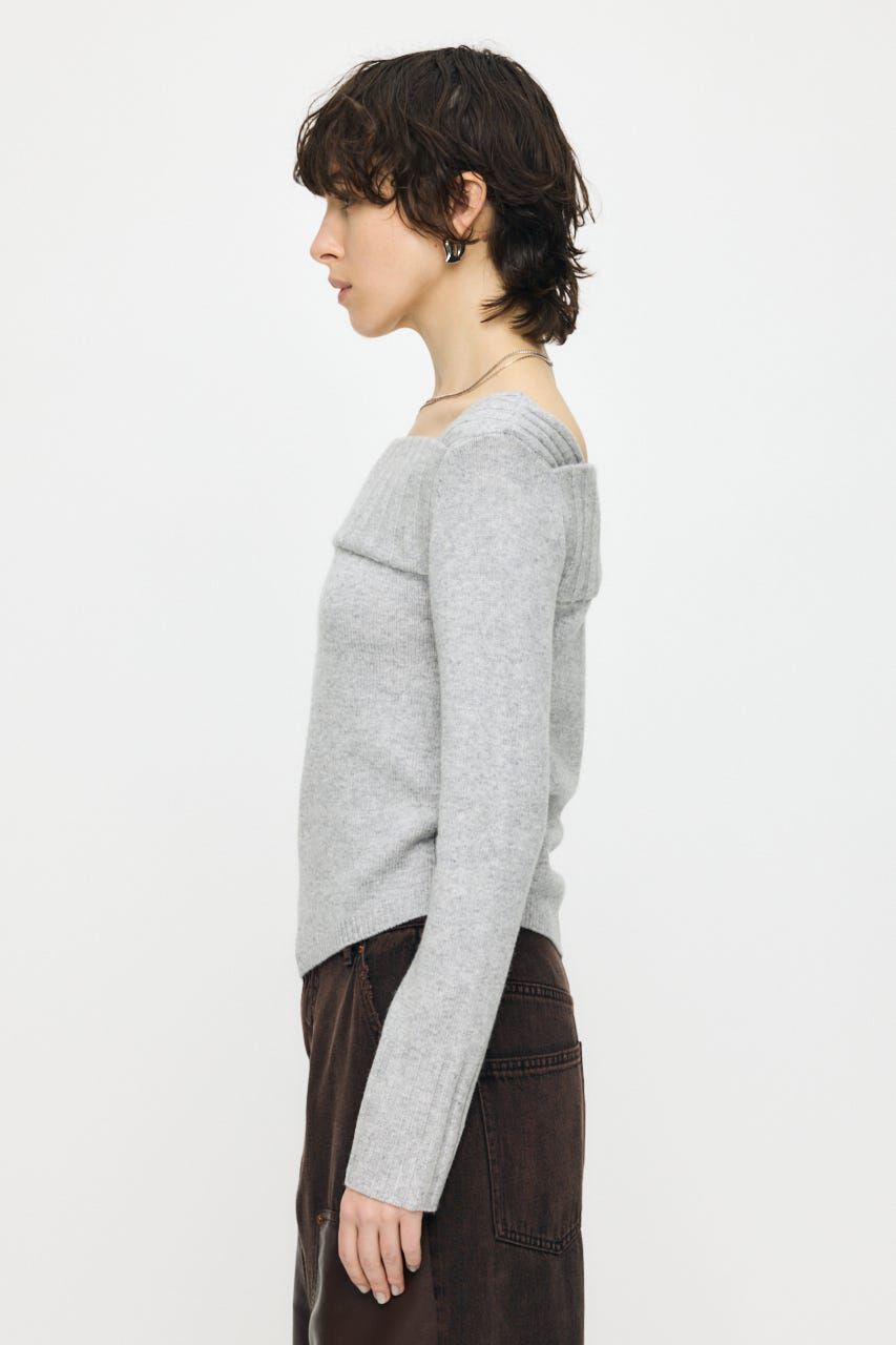 MOUSSY「ASYMMETRY トップス」|ニット・セーター|