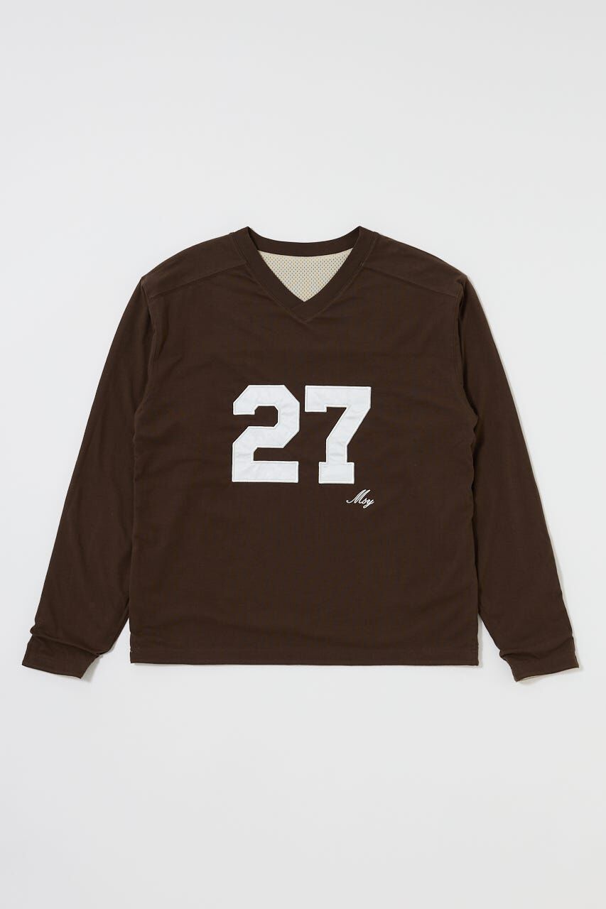 MOUSSY「REVERSIBLE MESH L/S TSJ」|Tシャツ・カットソー|