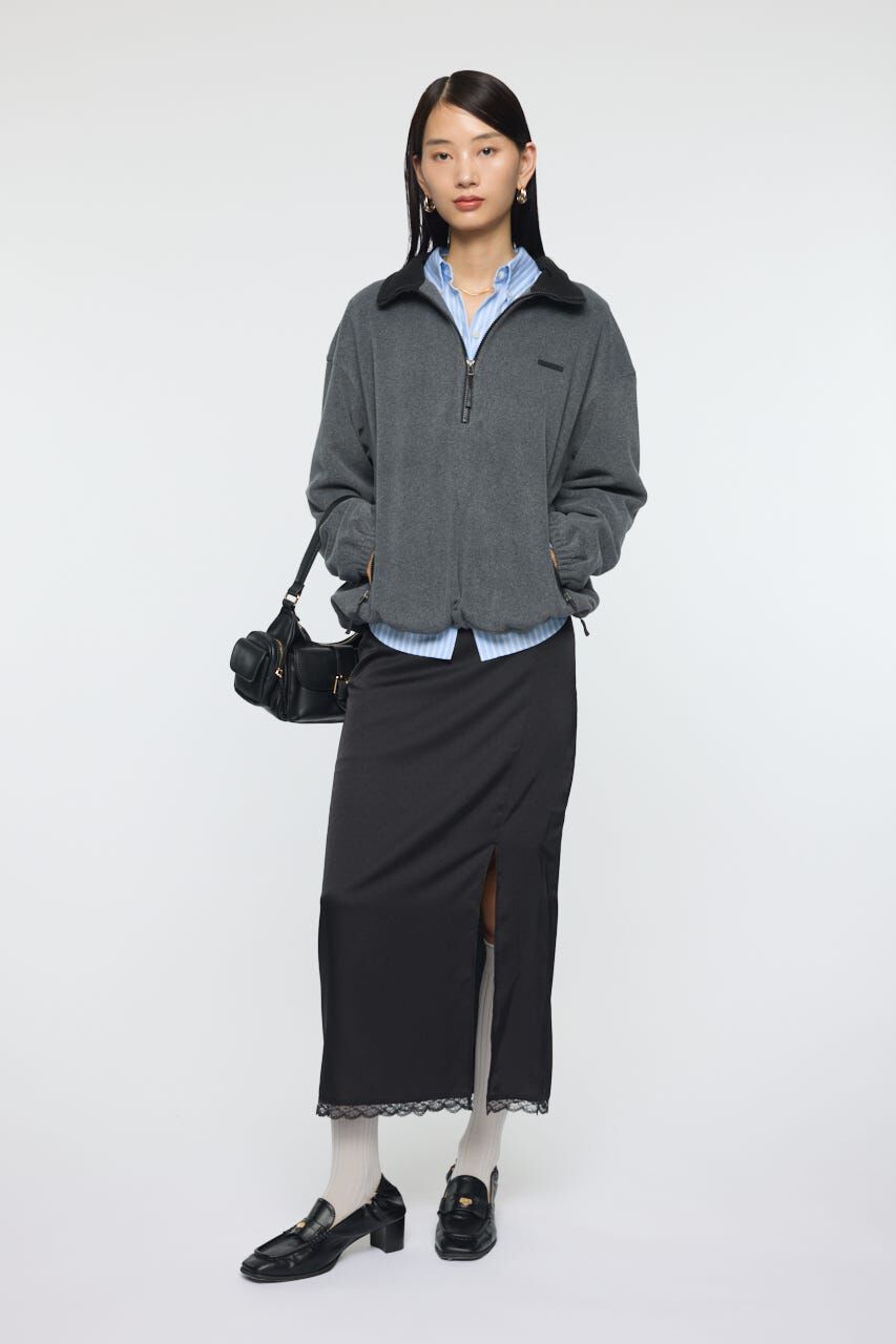 MOUSSY「FLEECE ZIP プルオーバー」|シャツ・ブラウス|