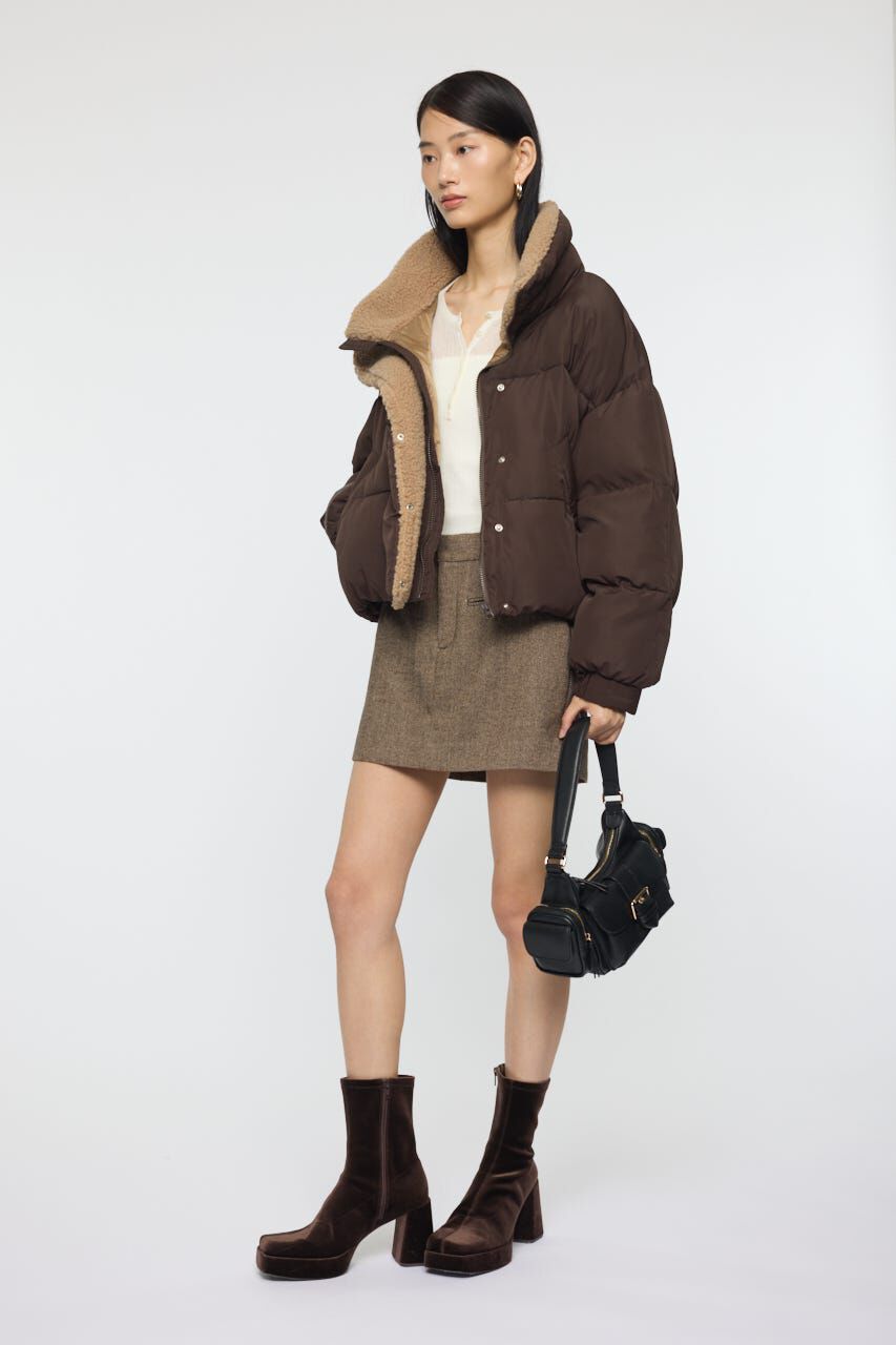 MOUSSY「CENTER PRESSED ミニスカート」|スカート|