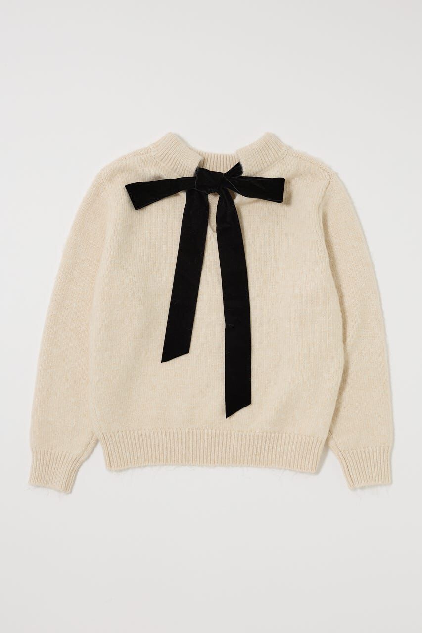 MOUSSY「BACK RIBBON セーター」|ニット・セーター|